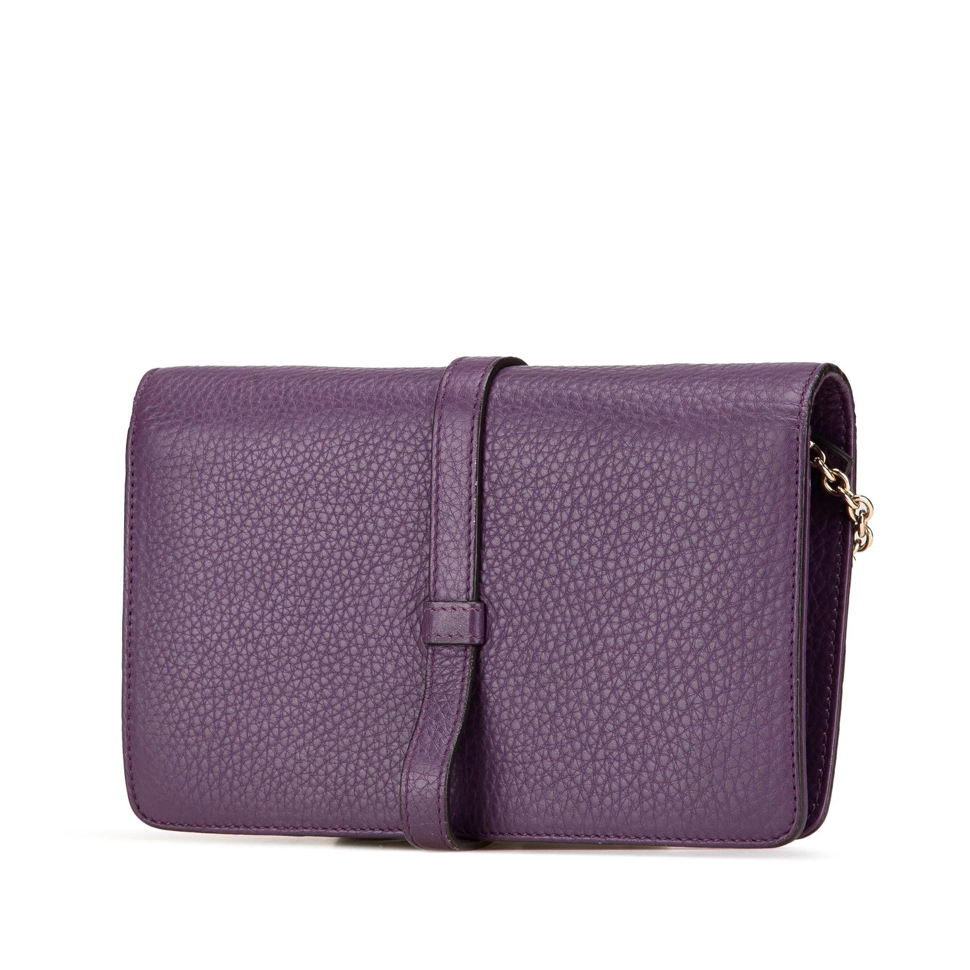 Gucci Pebbled Calfskin Piston Broadway Evening Bag