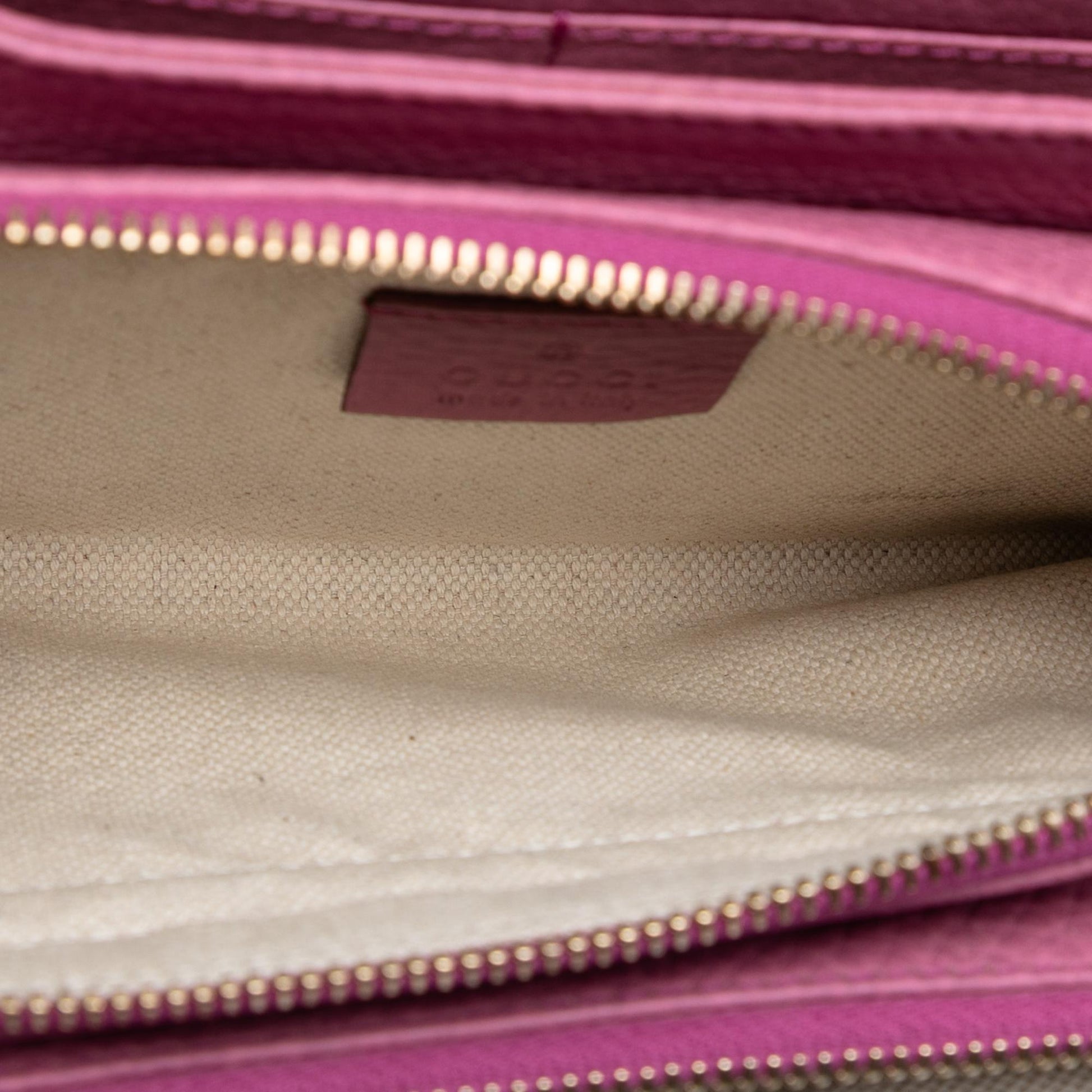Gucci Pebbled Calfskin Piston Broadway Evening Bag