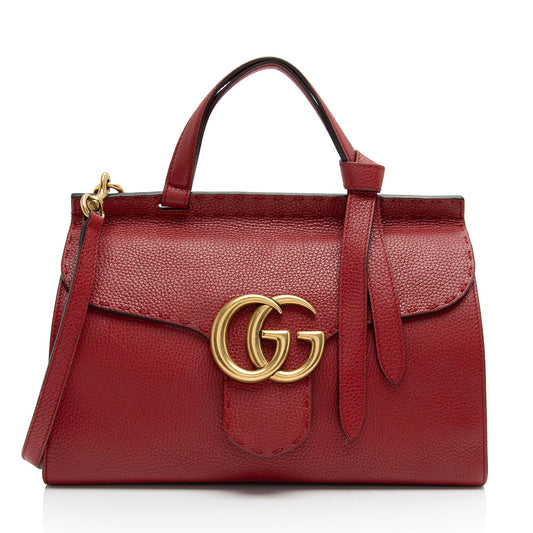 Gucci Leather Canvas Shoulder Bag