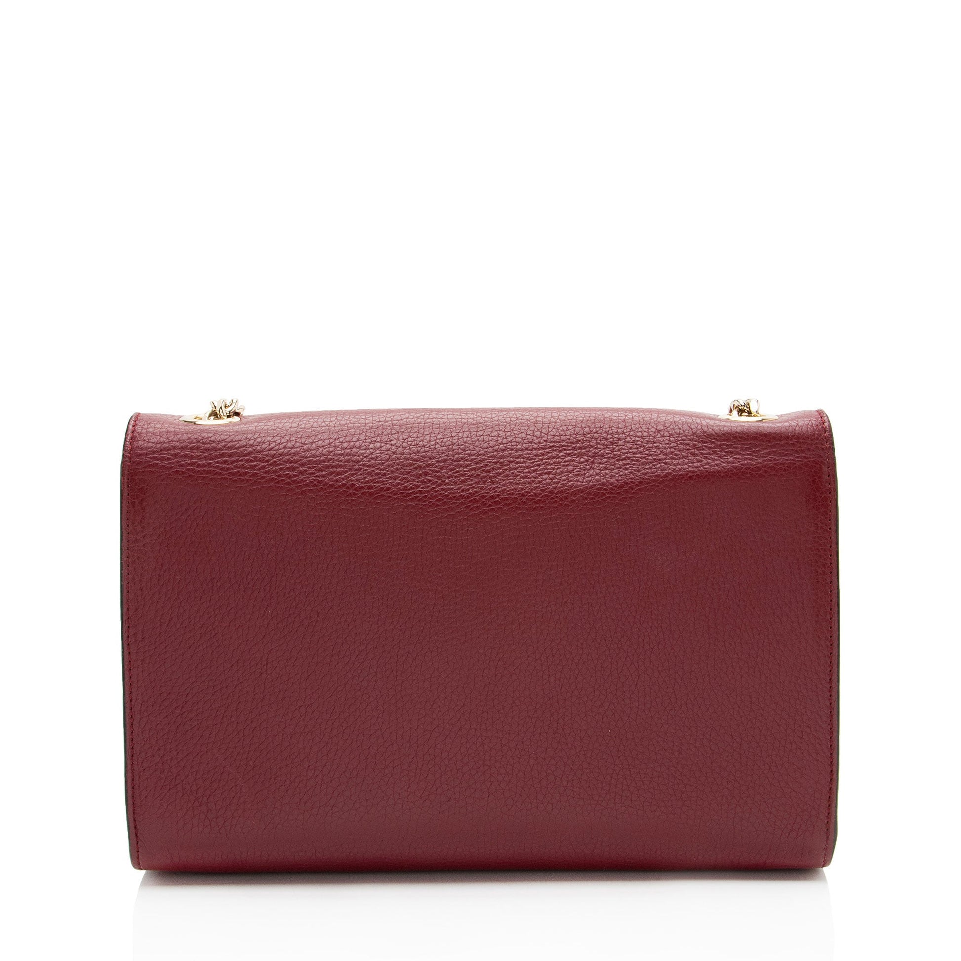 Gucci Pebbled Leather Miss Bamboo Medium Crossbody