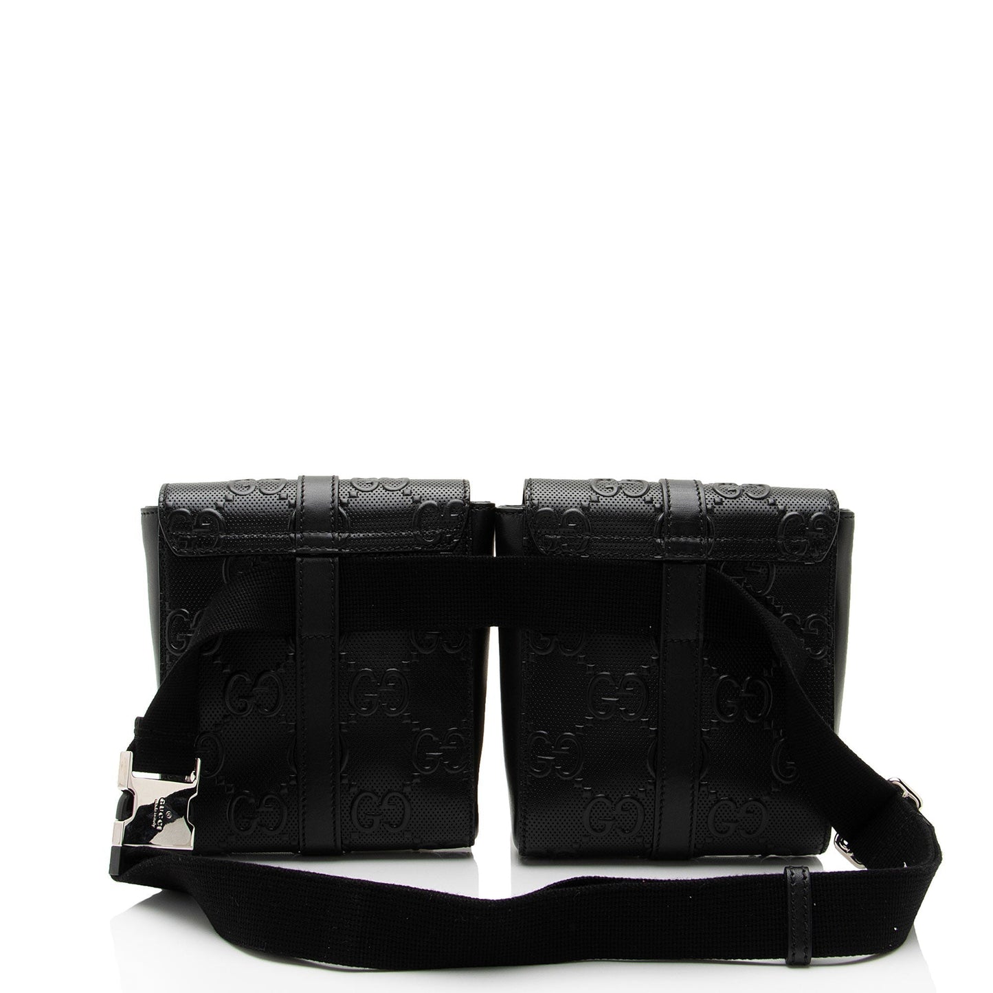 Gucci Leather Canvas Shoulder Bag