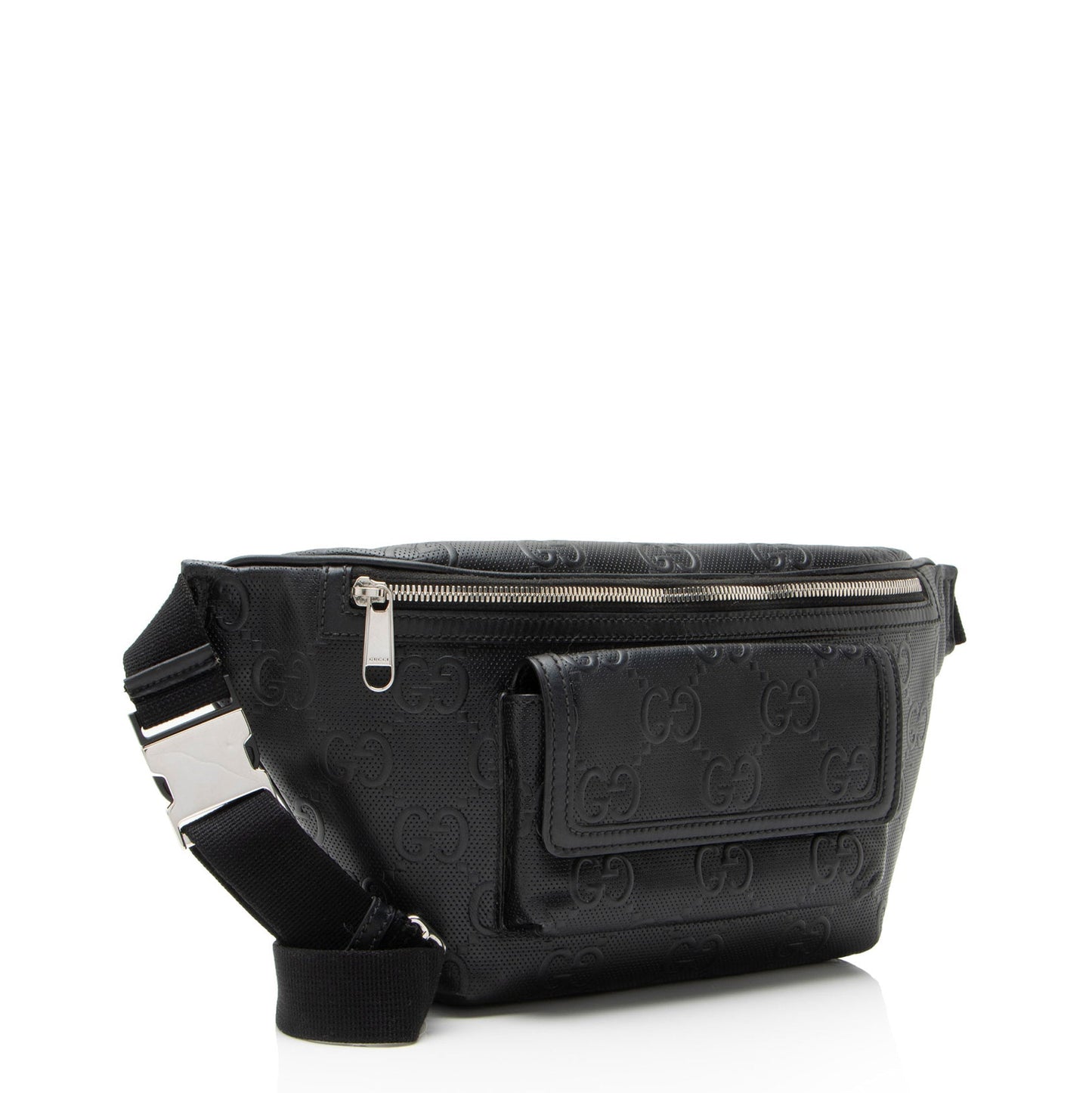 Gucci Perforated GG Embossed Pocket Belt Bag