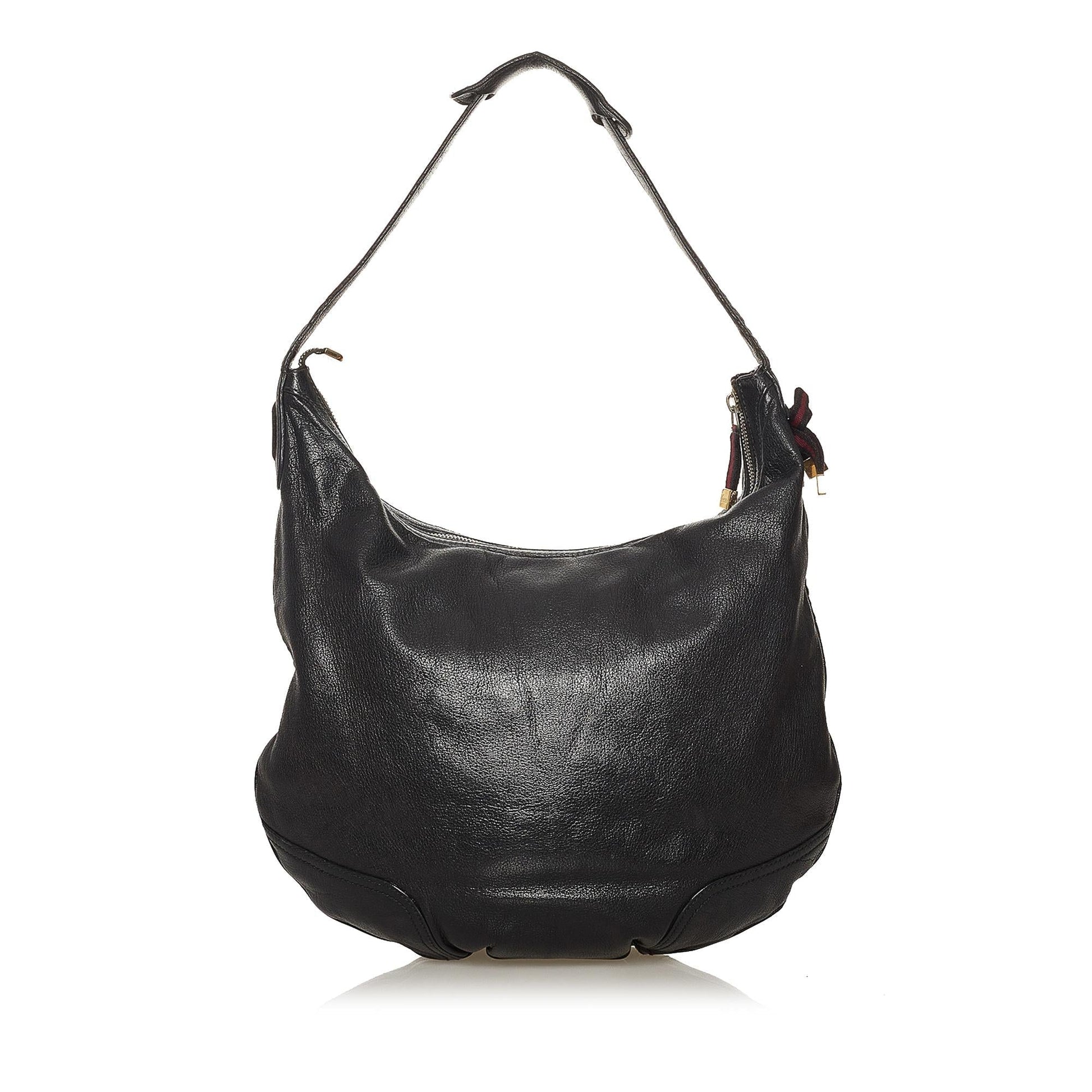 Gucci Princy Leather Hobo Bag (SHG-29284)