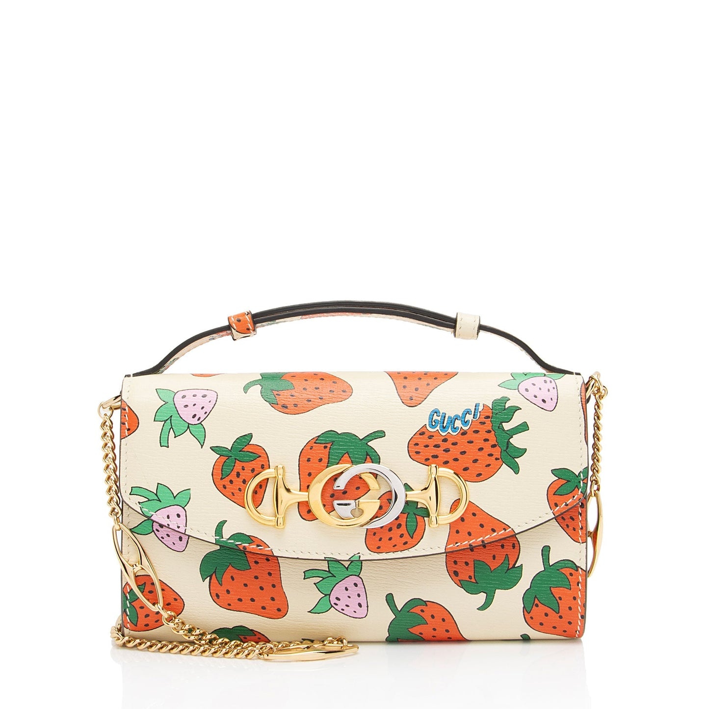 Gucci Nylon Leather Mini Shoulder Bag