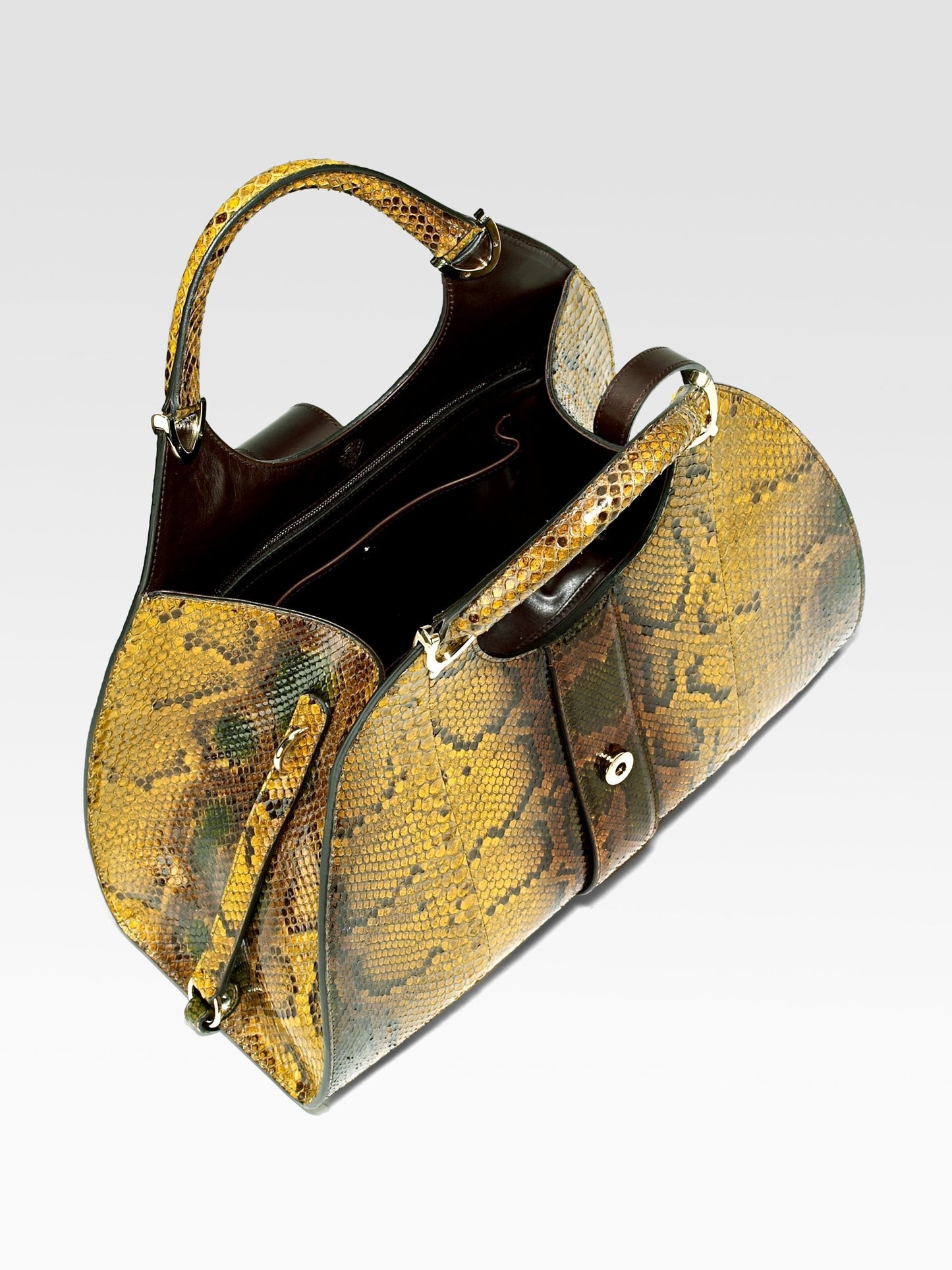 Gucci Caro Leather Top Handle Handbag