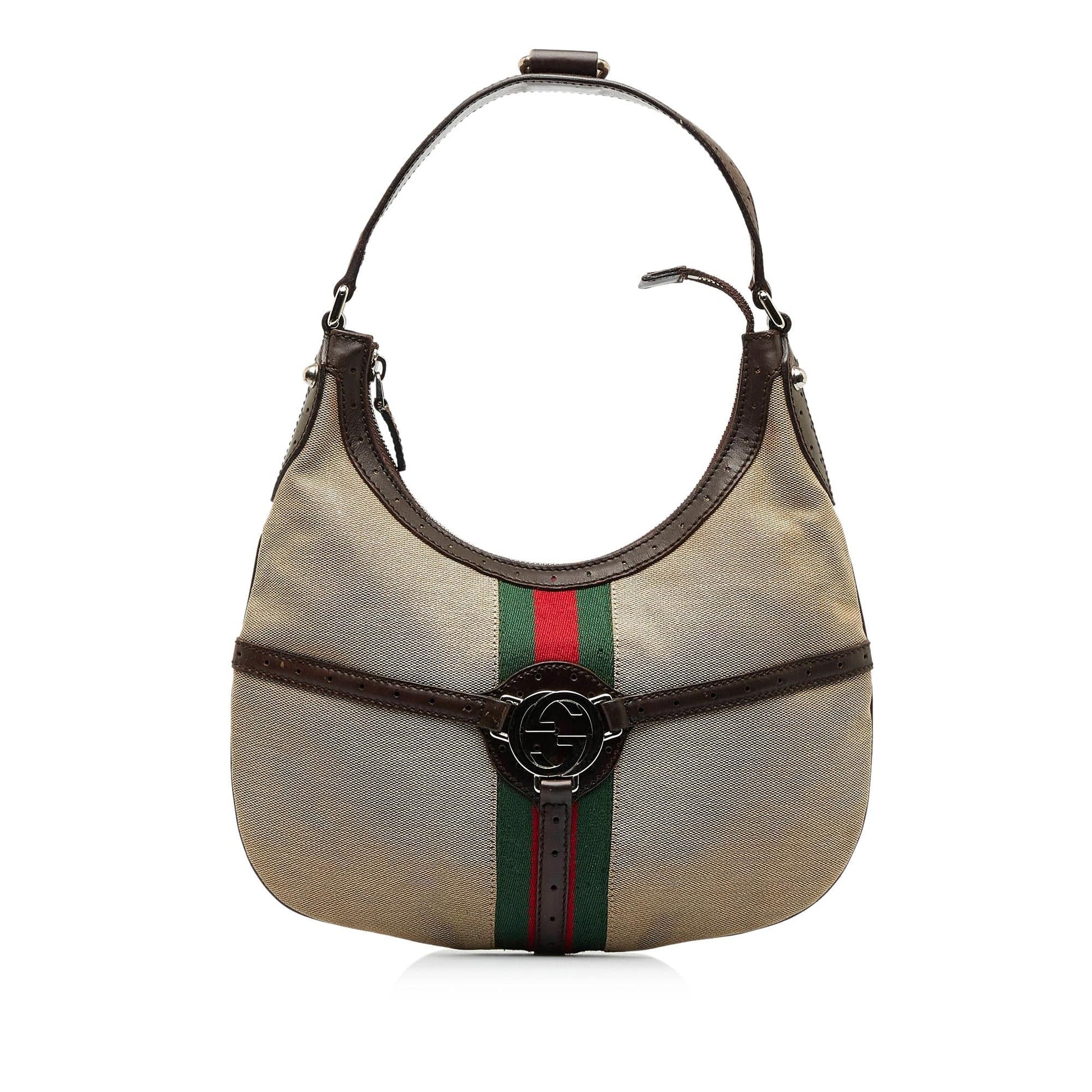 Gucci Canvas Shoulder Bag