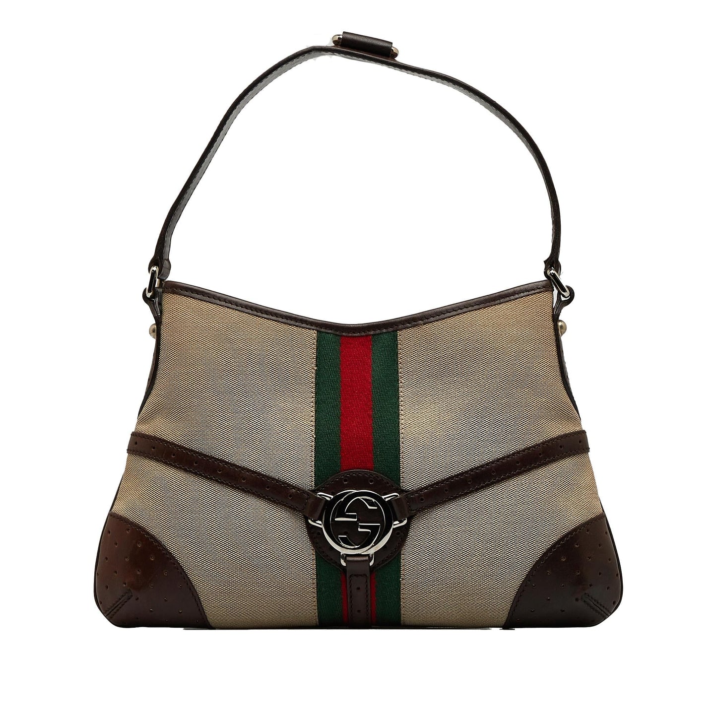 Gucci Canvas Shoulder Bag