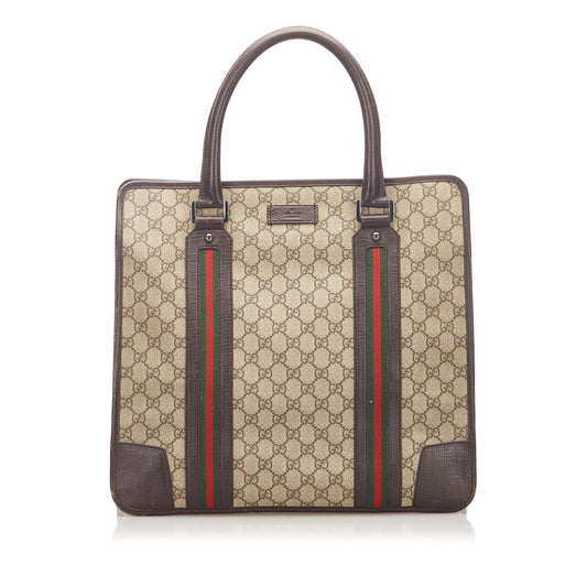 Gucci GG Supreme Monogram Tote Style 13