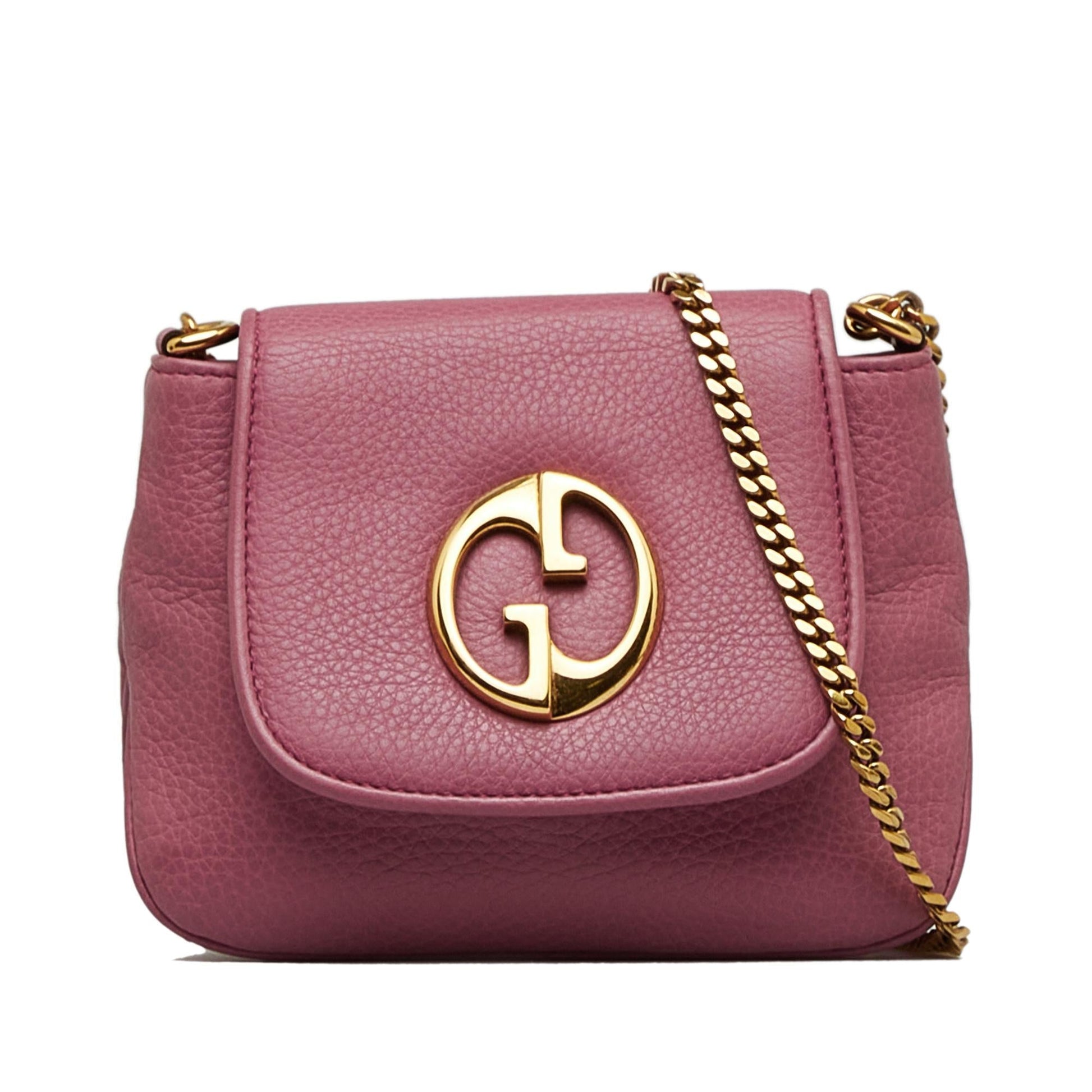 Gucci Chain Leather Crossbody