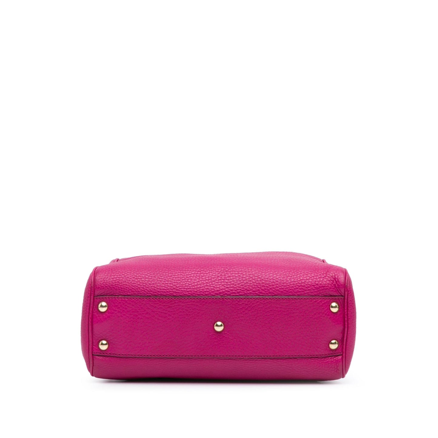 Gucci Small Calfskin Bamboo Shopper Satchel