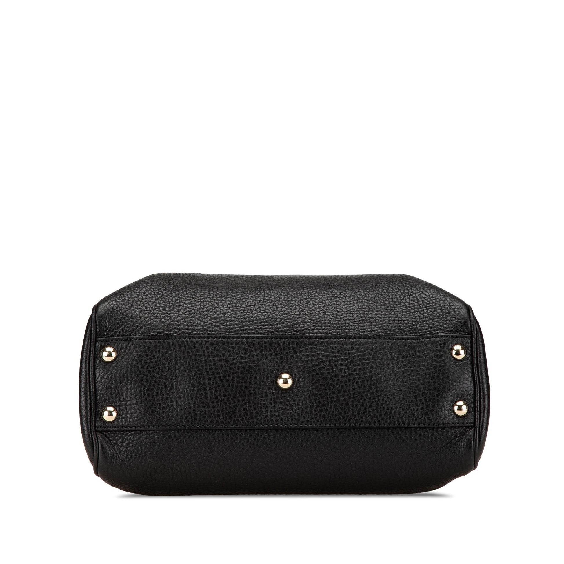 Gucci Small Calfskin Bamboo Shopper Satchel
