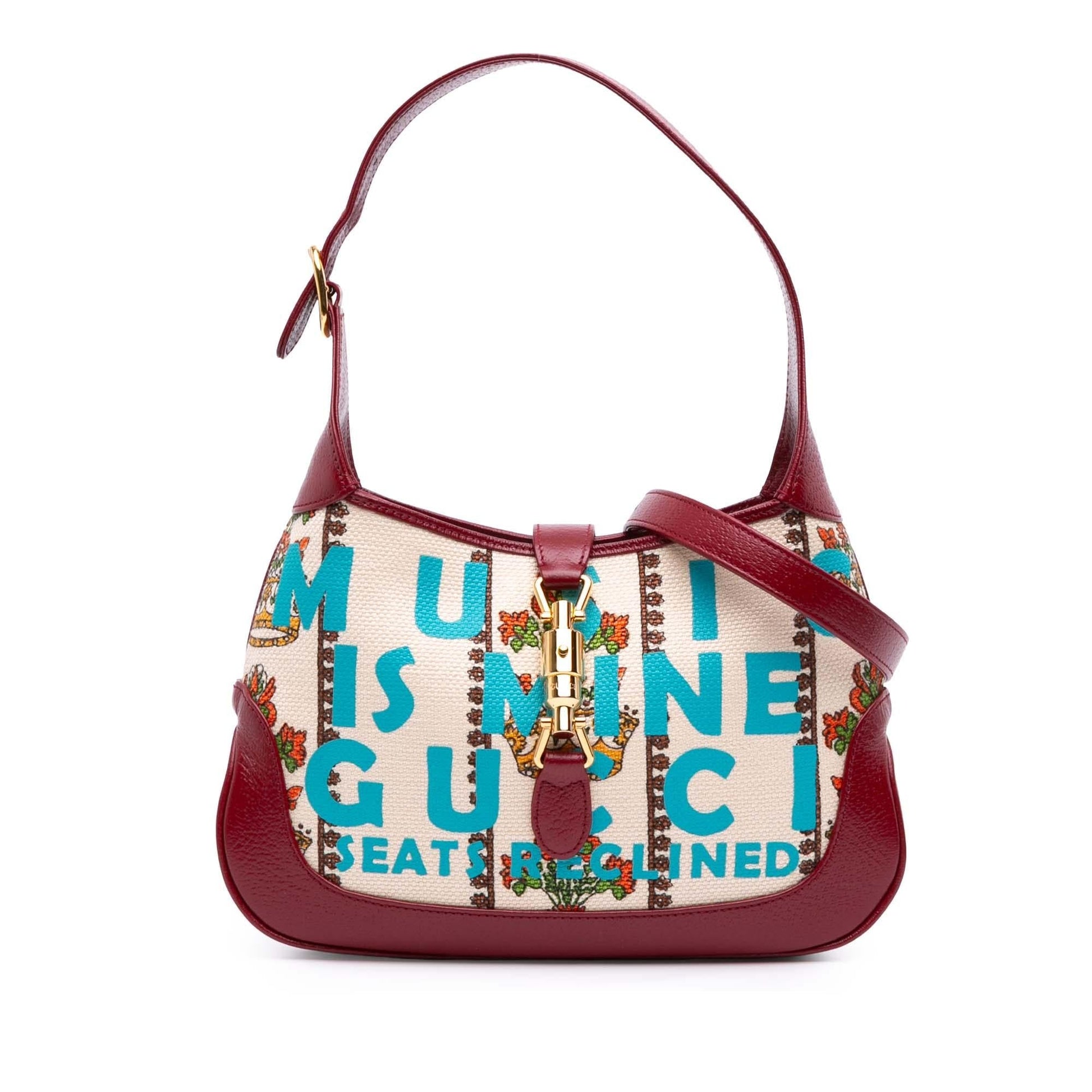 Gucci Small Canvas 100 Centennial Music Jackie 1961 Crossbody