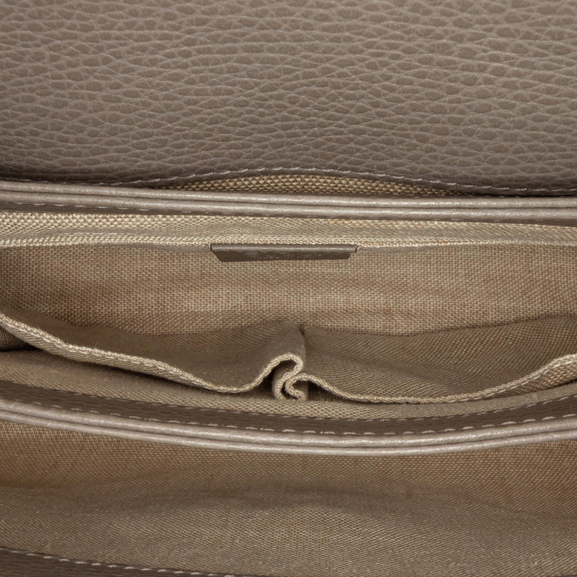 Gucci Small Dollar Calf Interlocking G Satchel