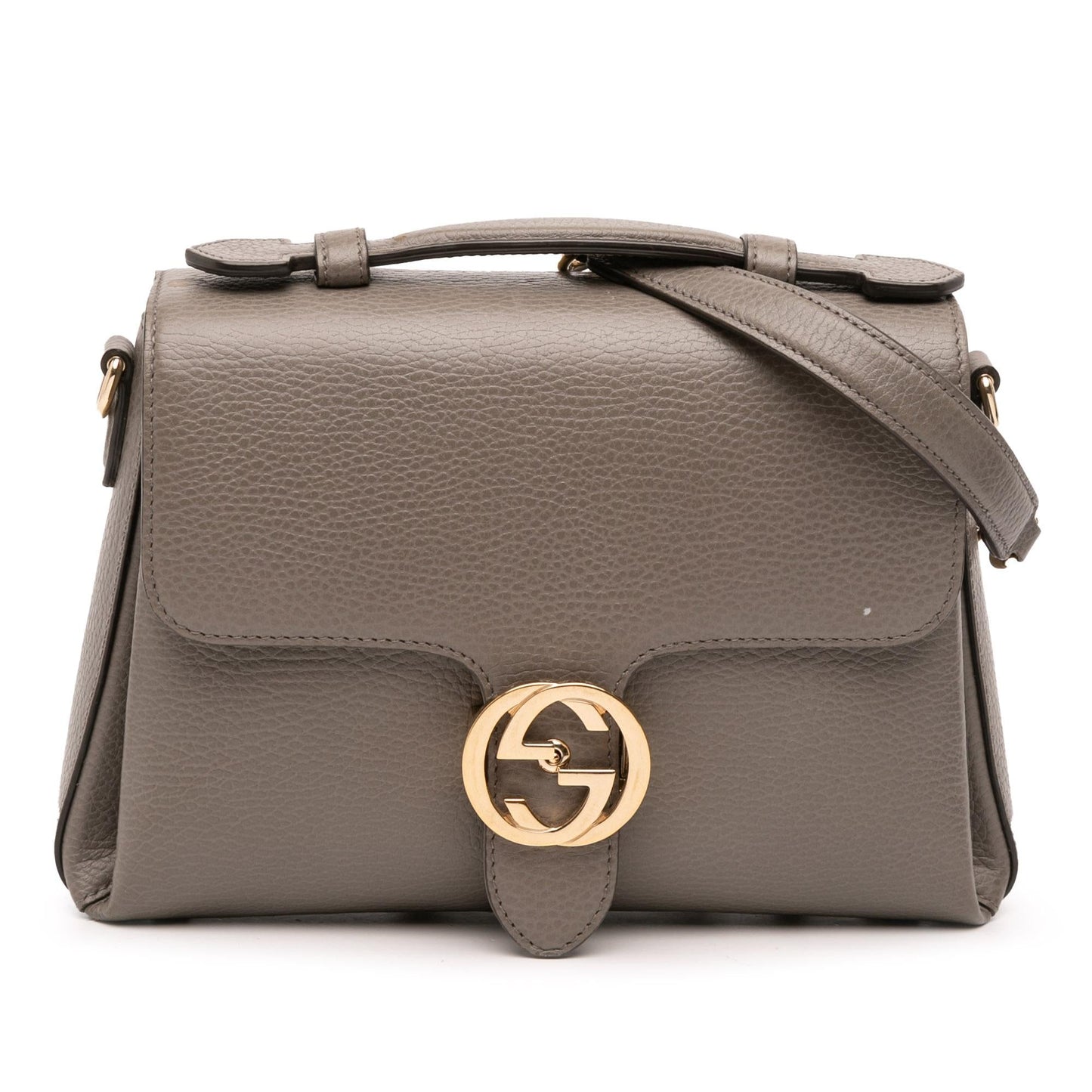 Gucci Small Dollar Calf Interlocking G Satchel