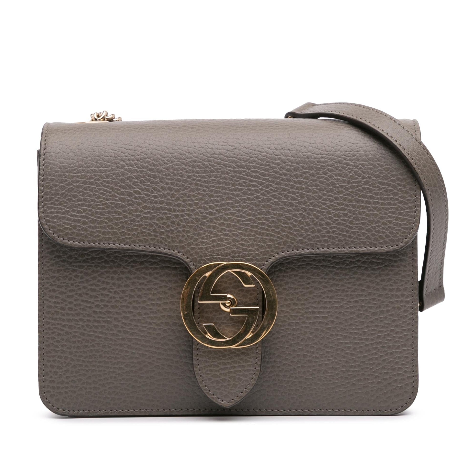 Gucci Small Dollar Calfskin Interlocking G Crossbody