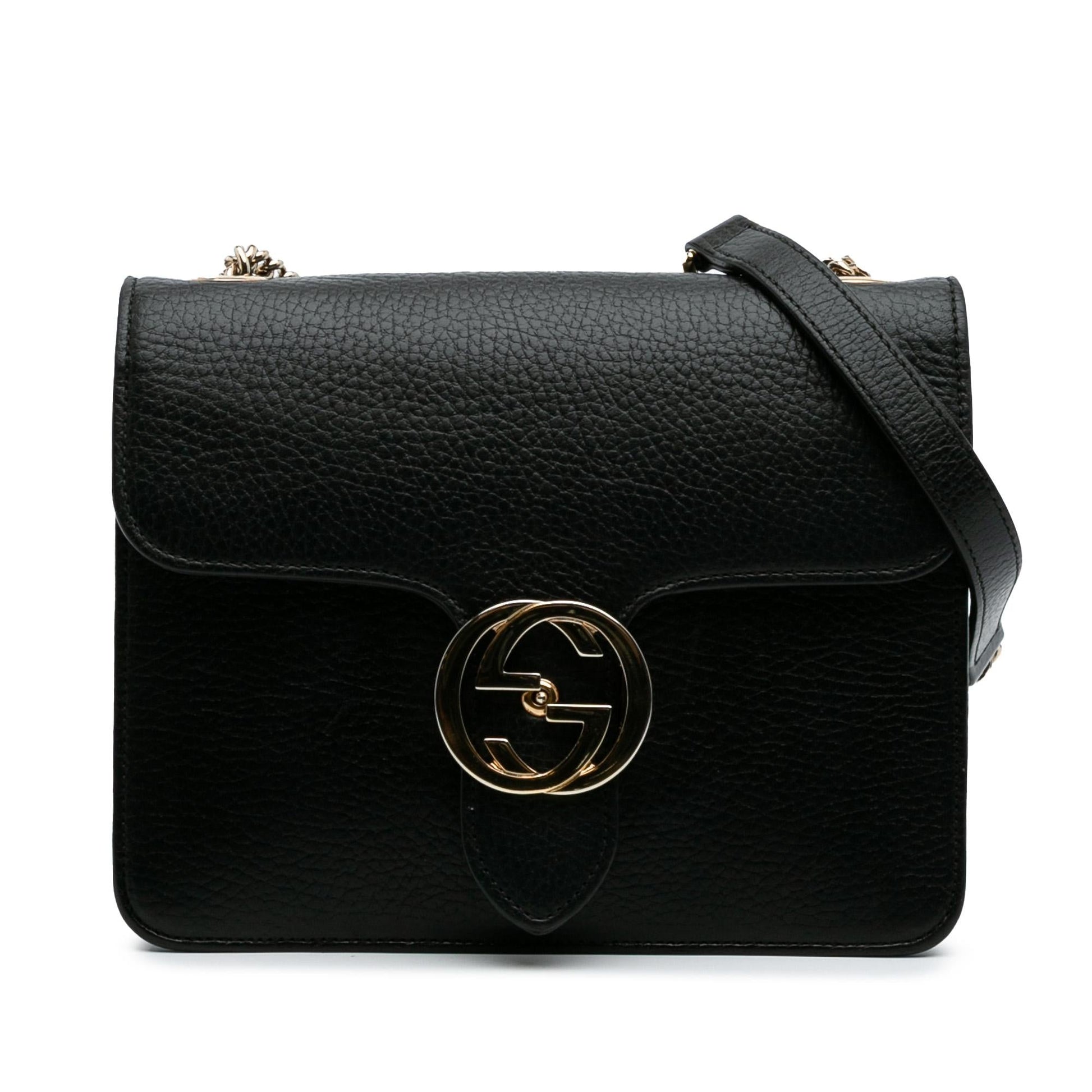 Gucci Small Dollar Calfskin Interlocking G Crossbody