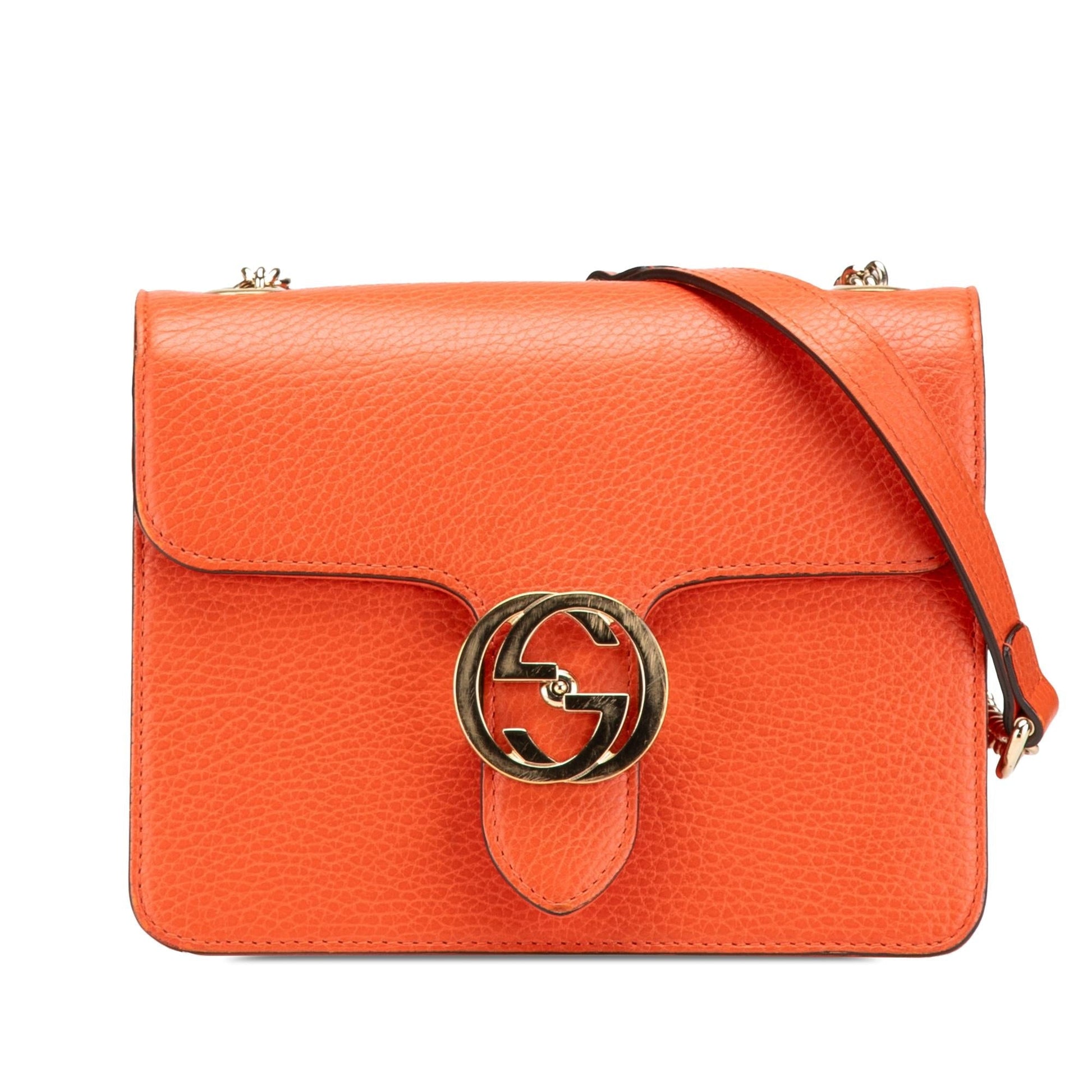 Gucci Small Dollar Calfskin Interlocking G Crossbody