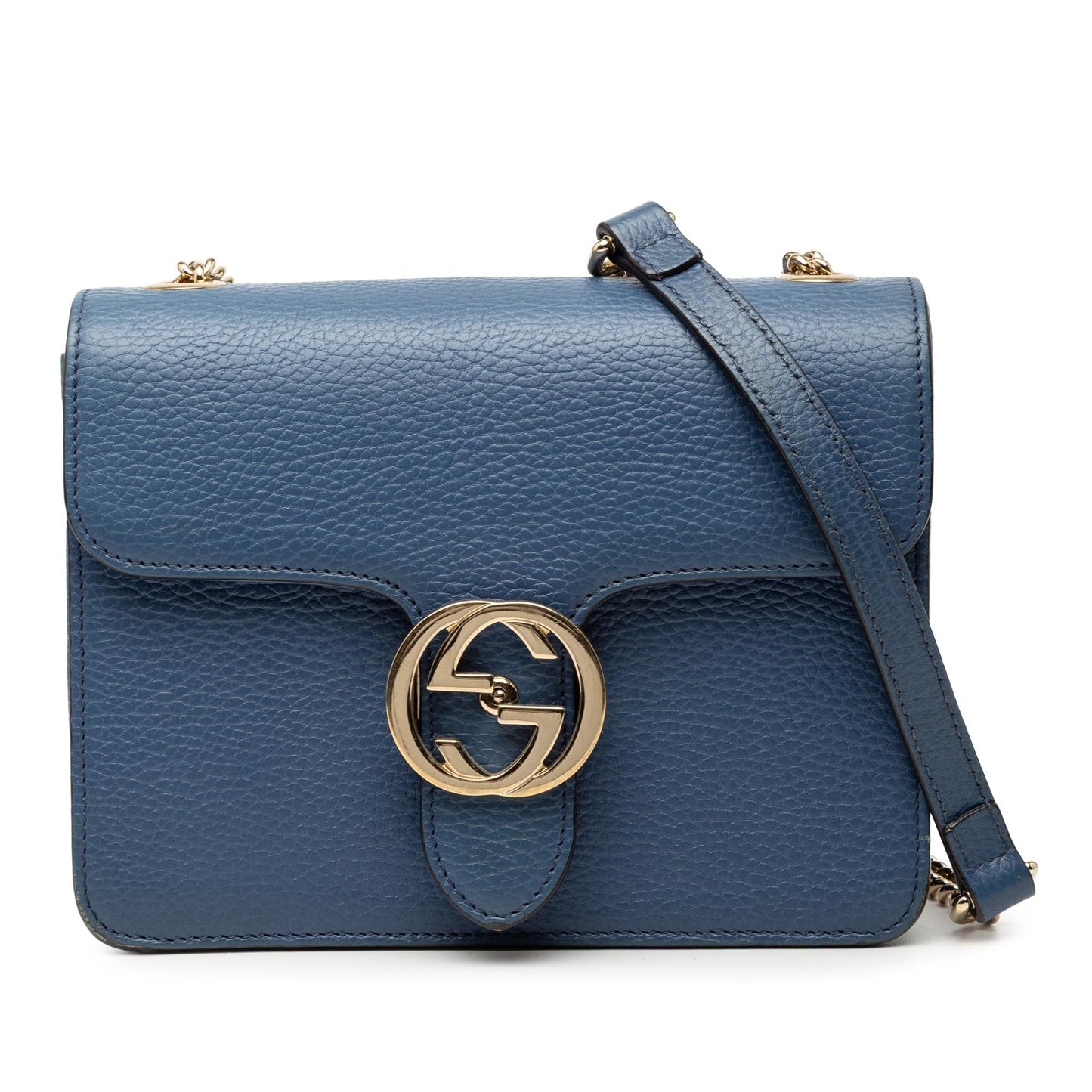 Gucci Small Dollar Calfskin Interlocking G Crossbody