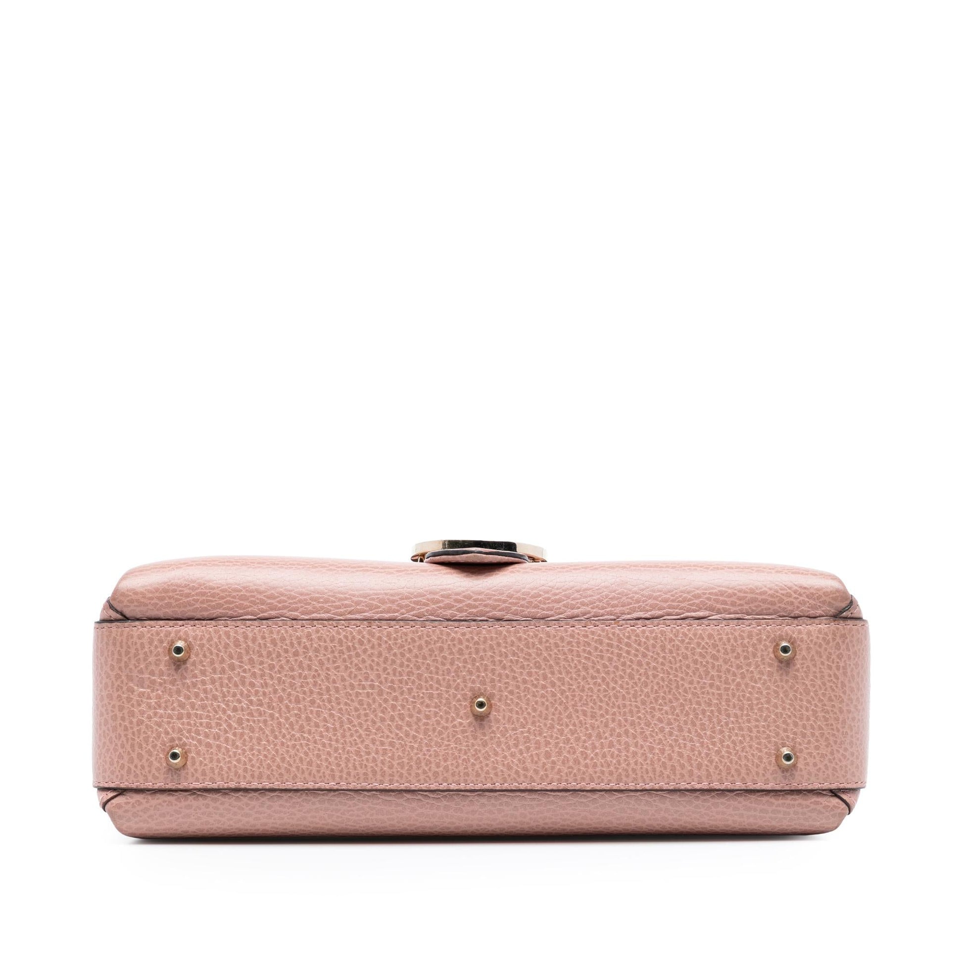 Gucci Small Dollar Calfskin Interlocking G Satchel