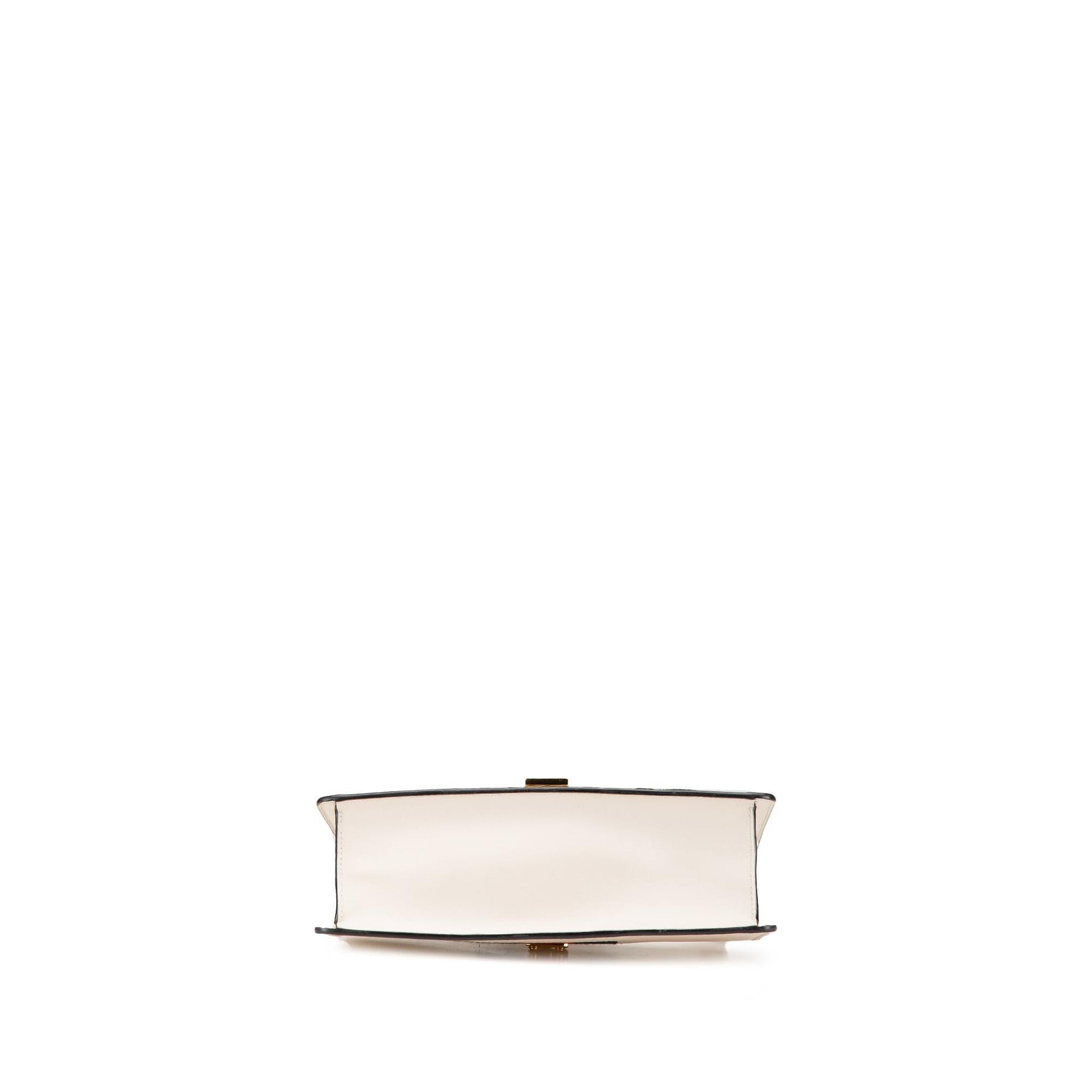 Gucci Small Floral Embroidered Leather Sylvie Crossbody