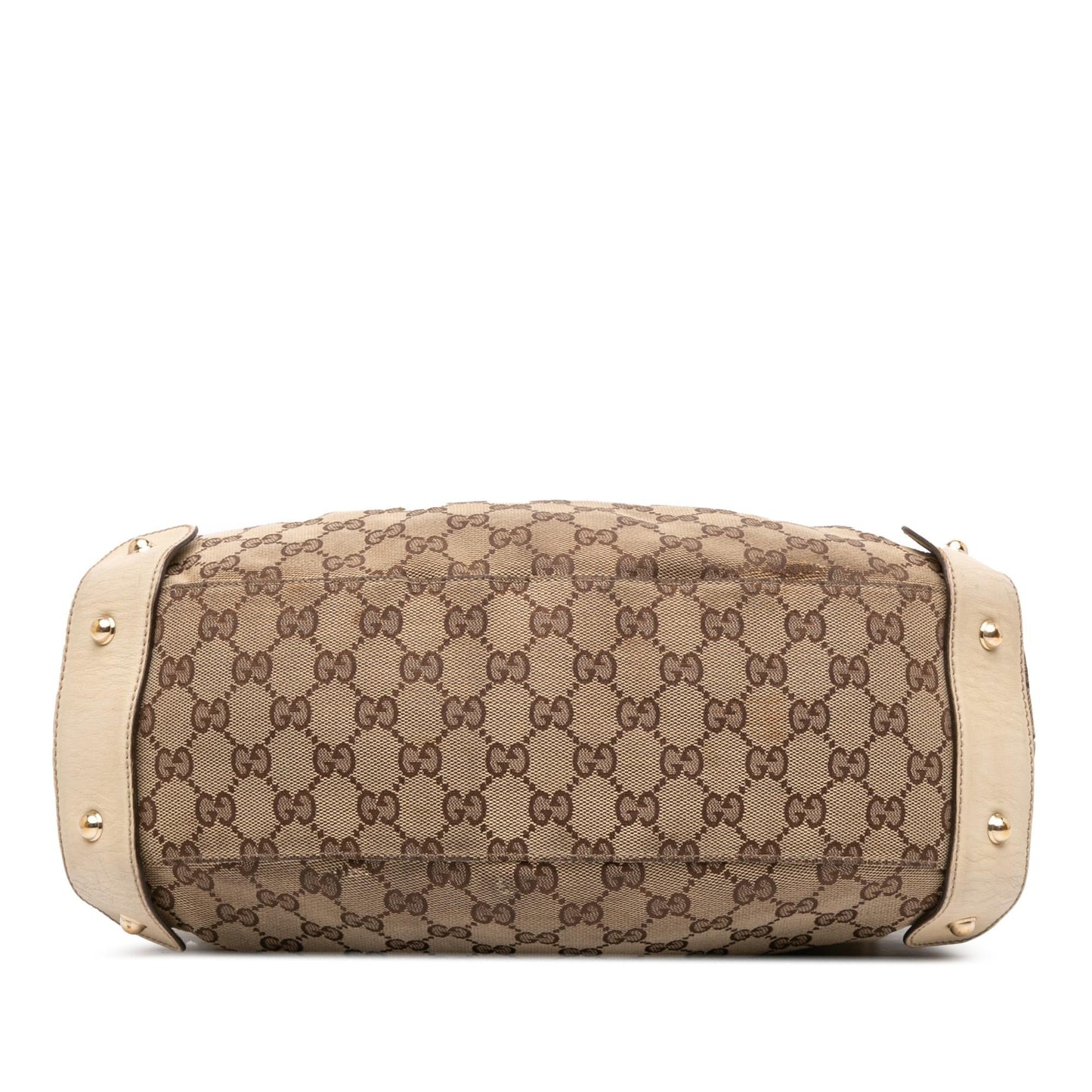 Gucci Small GG Canvas Horsebit Pelham Shoulder Bag