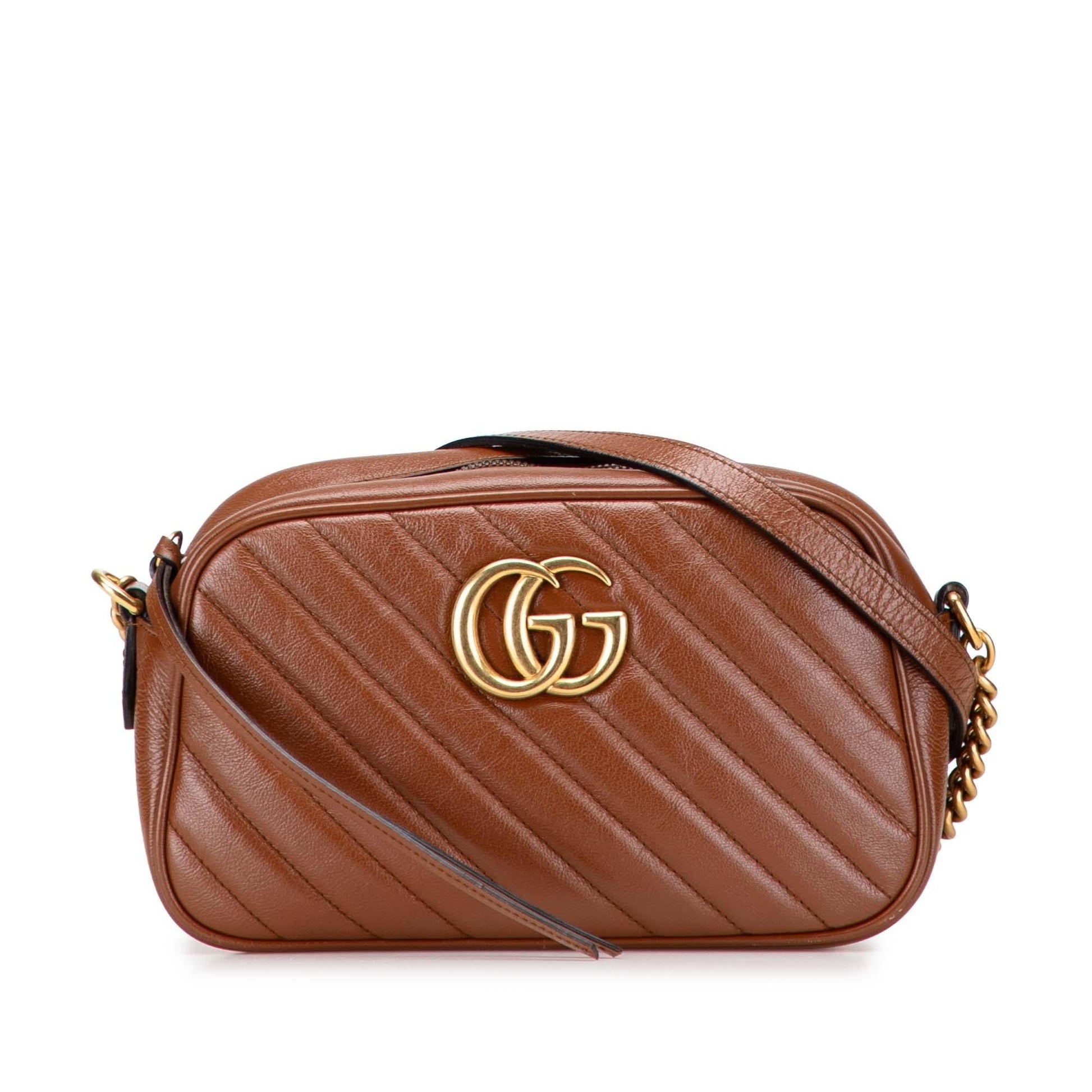 Gucci Small GG Marmont Matelasse Leather Crossbody