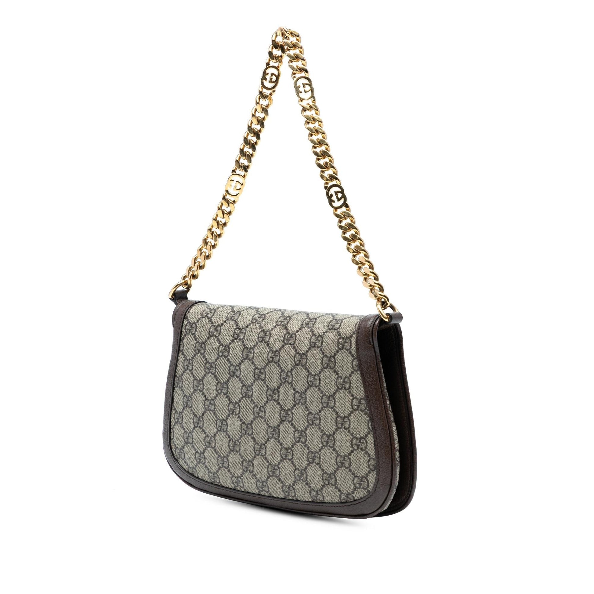 Gucci Small GG Supreme Blondie Chain Satchel