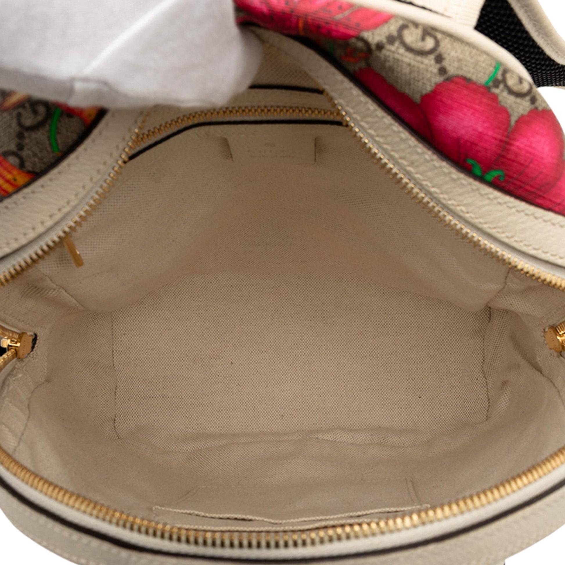 Gucci Small GG Supreme Flora Ophidia Backpack