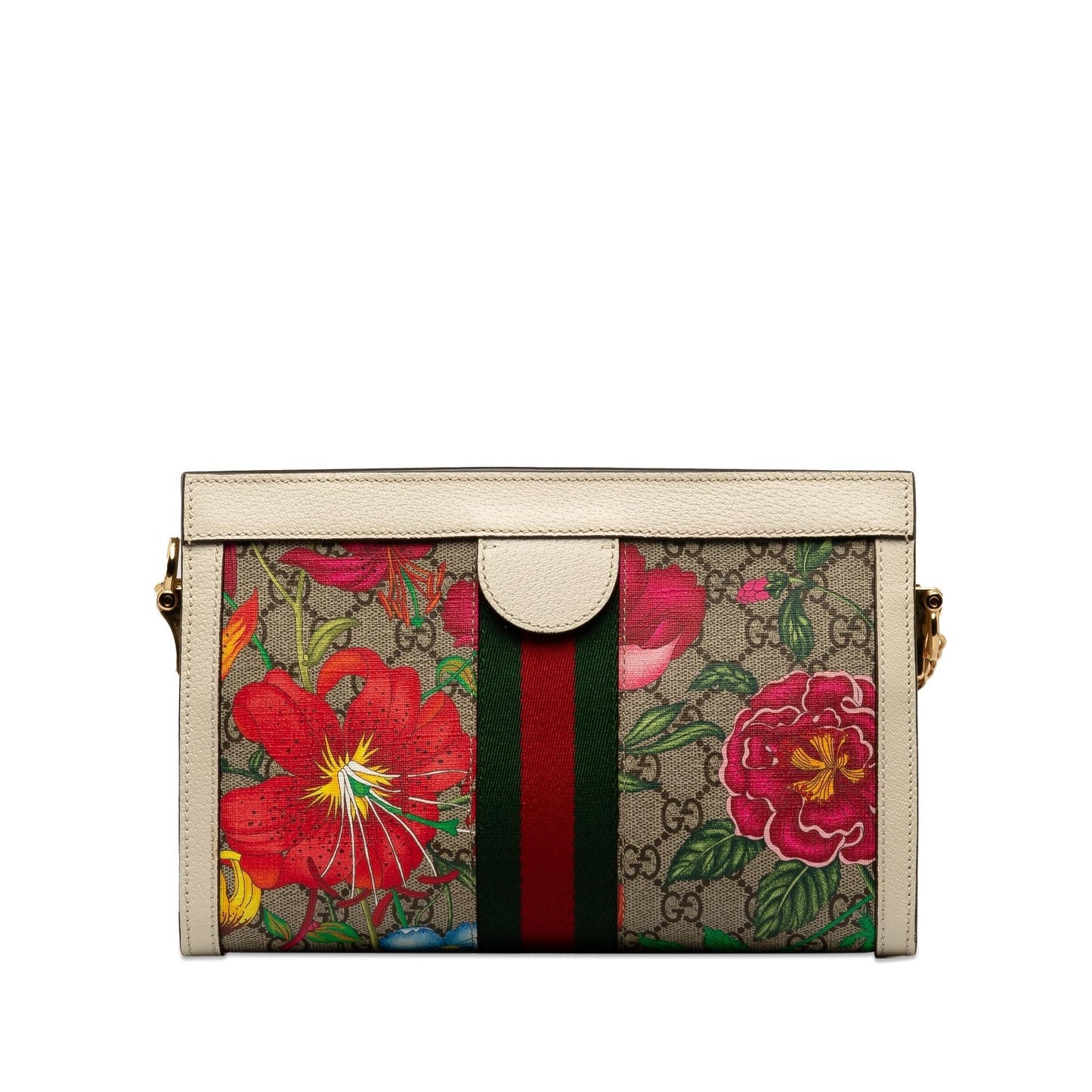 Gucci Chain Canvas Shoulder Bag