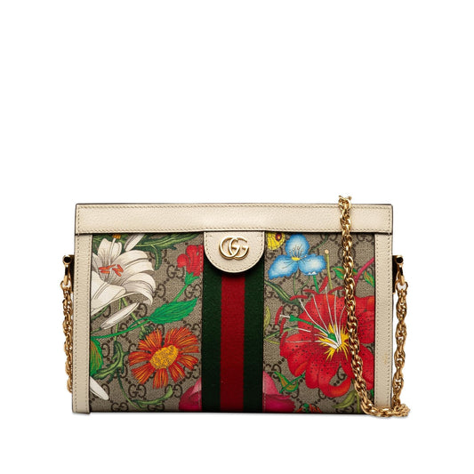 Gucci Chain Canvas Shoulder Bag
