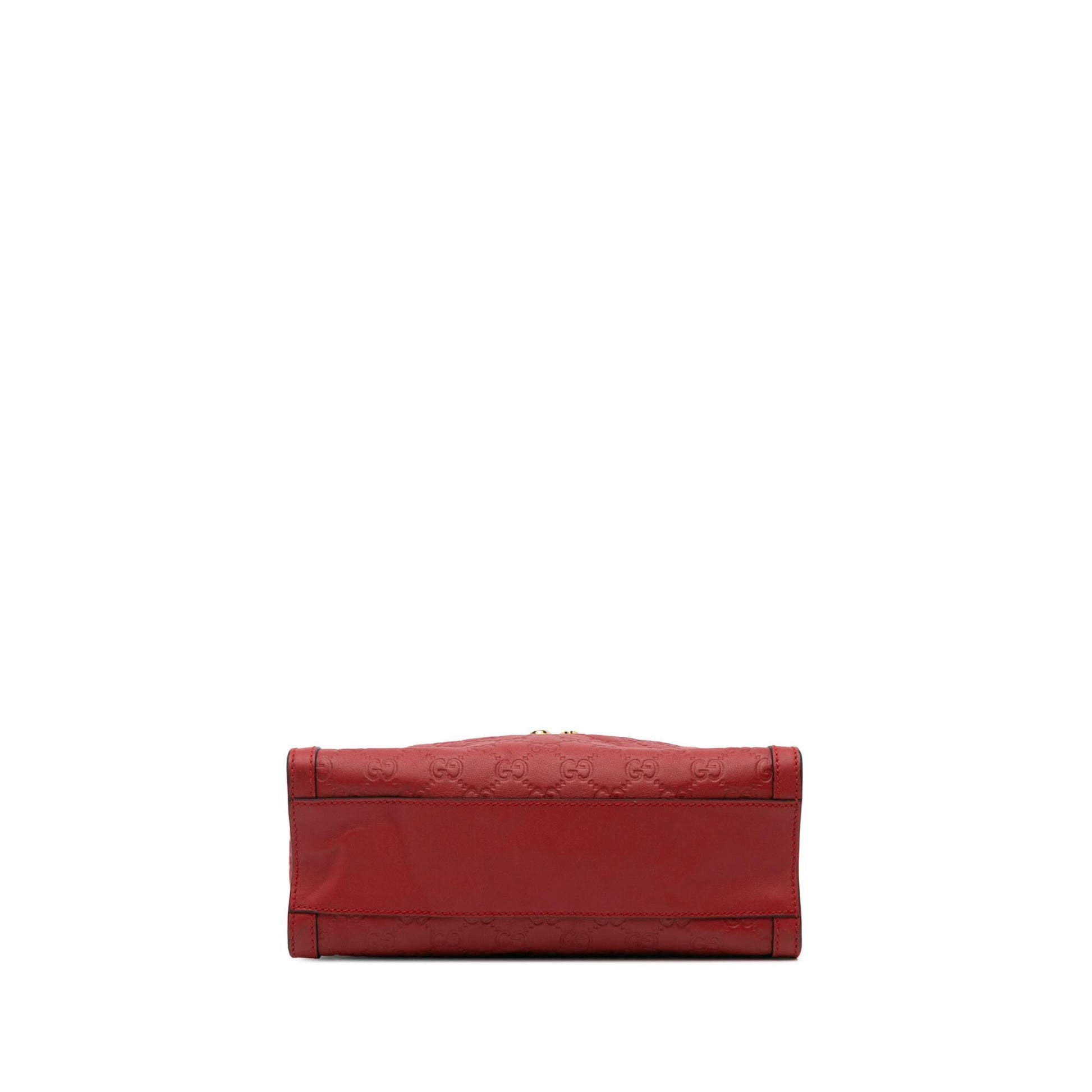 Gucci Small Guccissima Padlock Tote