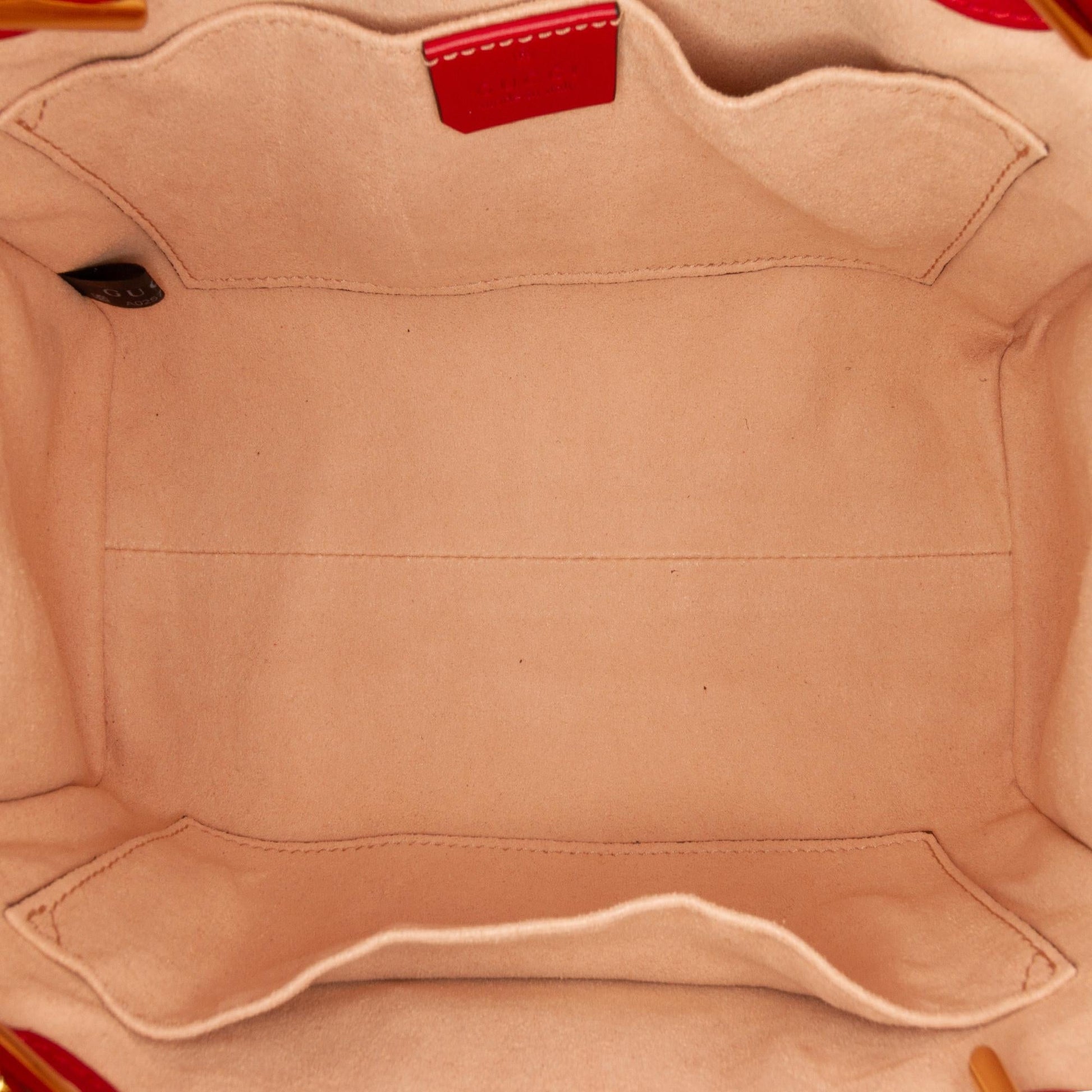 Gucci Small Guccissima Padlock Tote