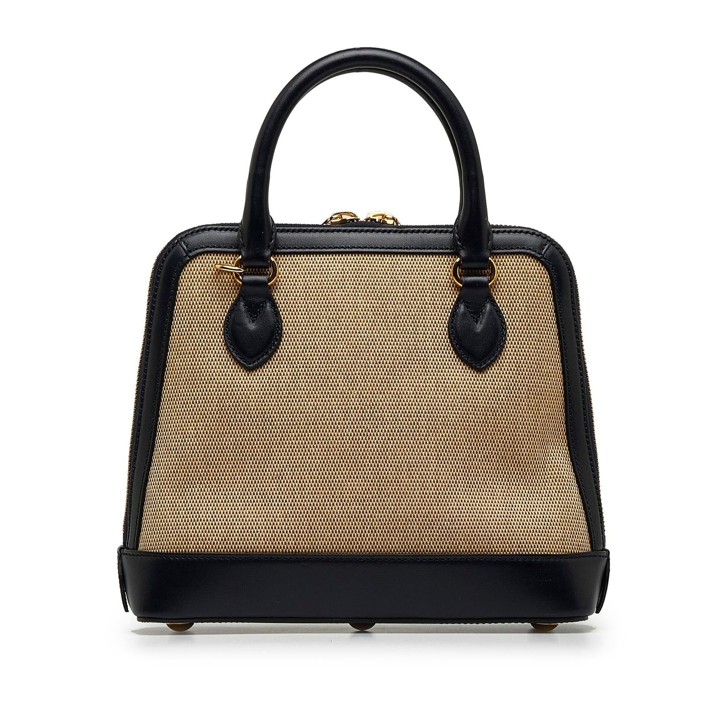 Gucci Canvas Top Handle Shoulder Bag