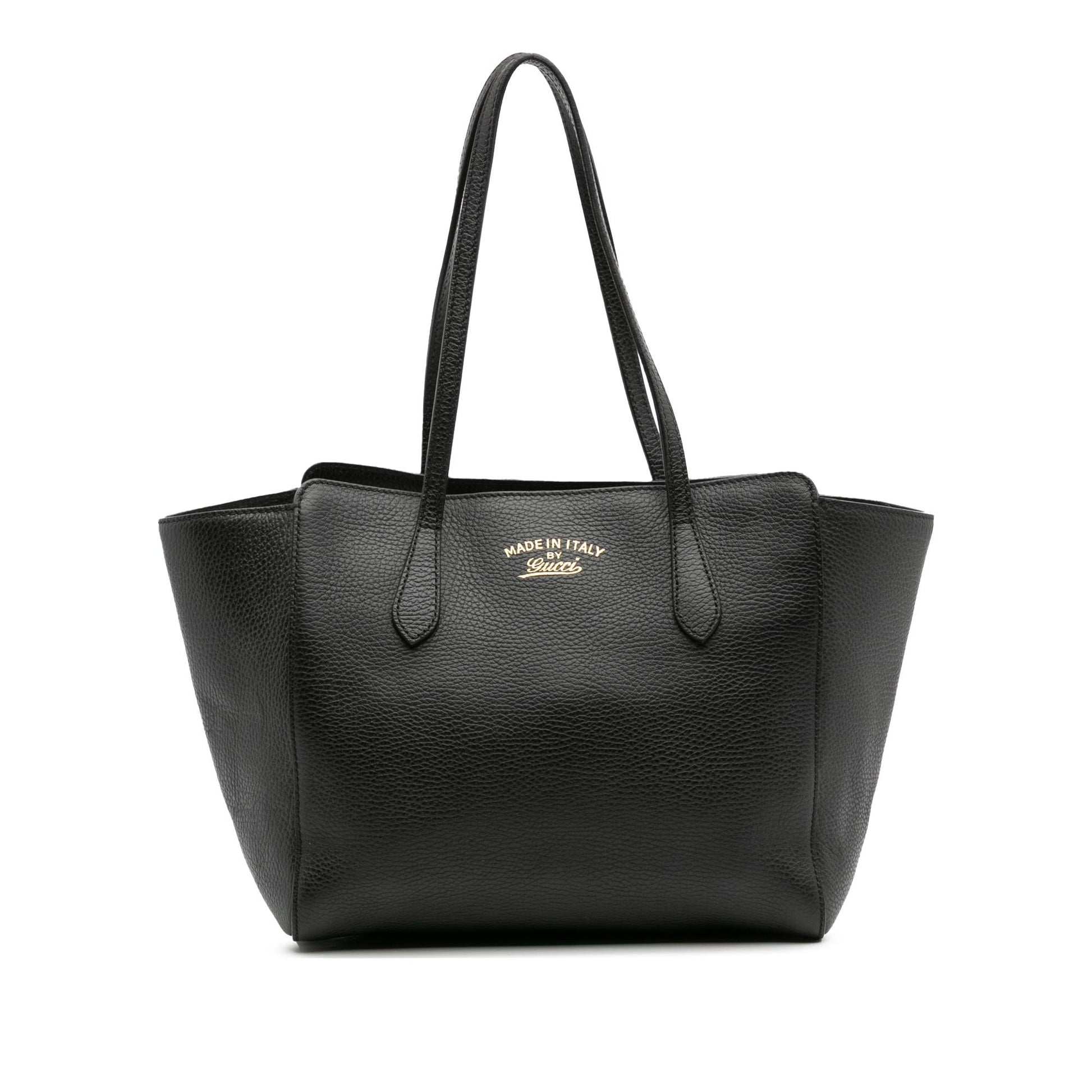 Gucci Small Leather Swing Tote