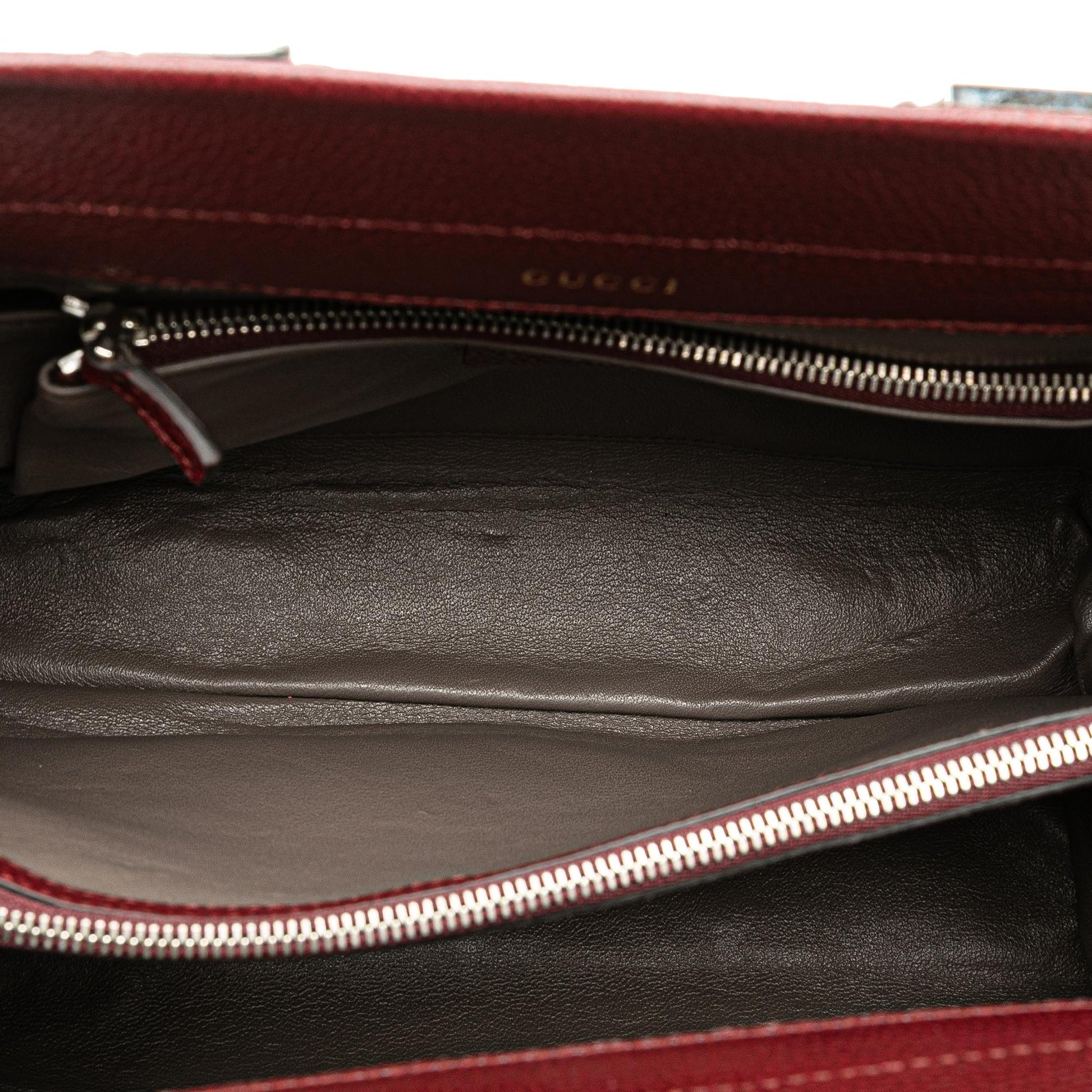 Gucci Small Leather Zumi Satchel