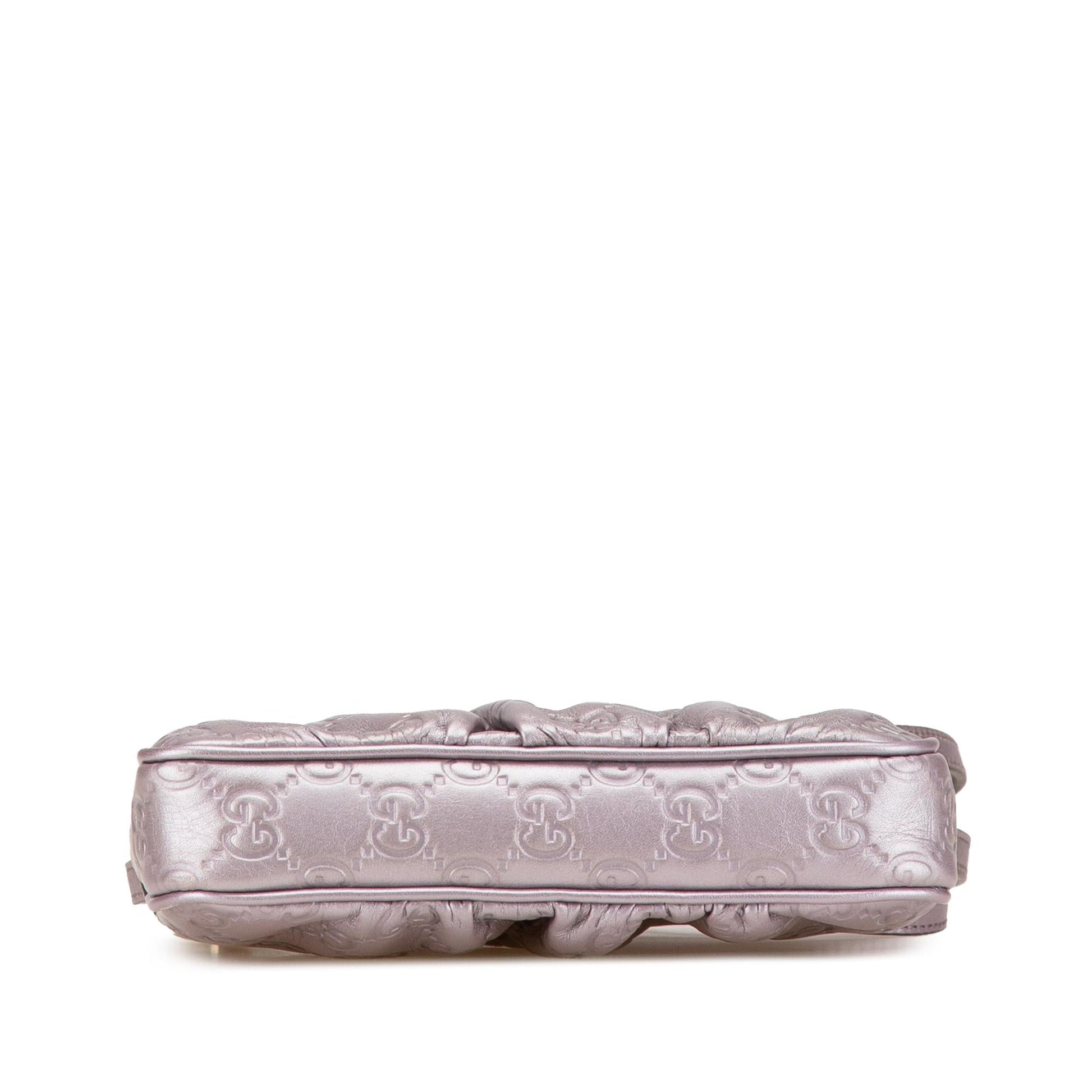 Gucci Small Metallic Guccissima Lovely Crossbody