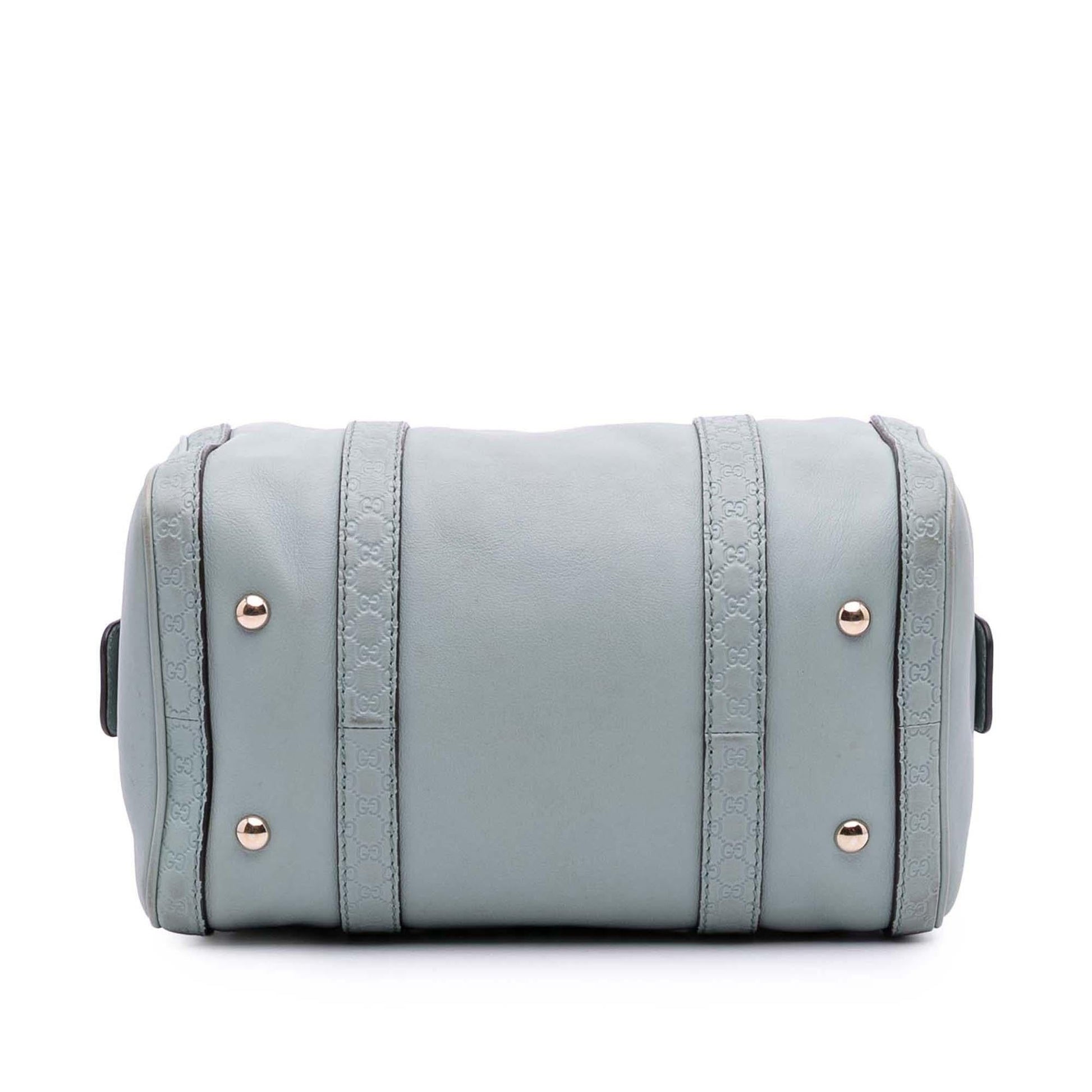 Gucci Small Microguccissima Trimmed Leather Joy Boston Bag