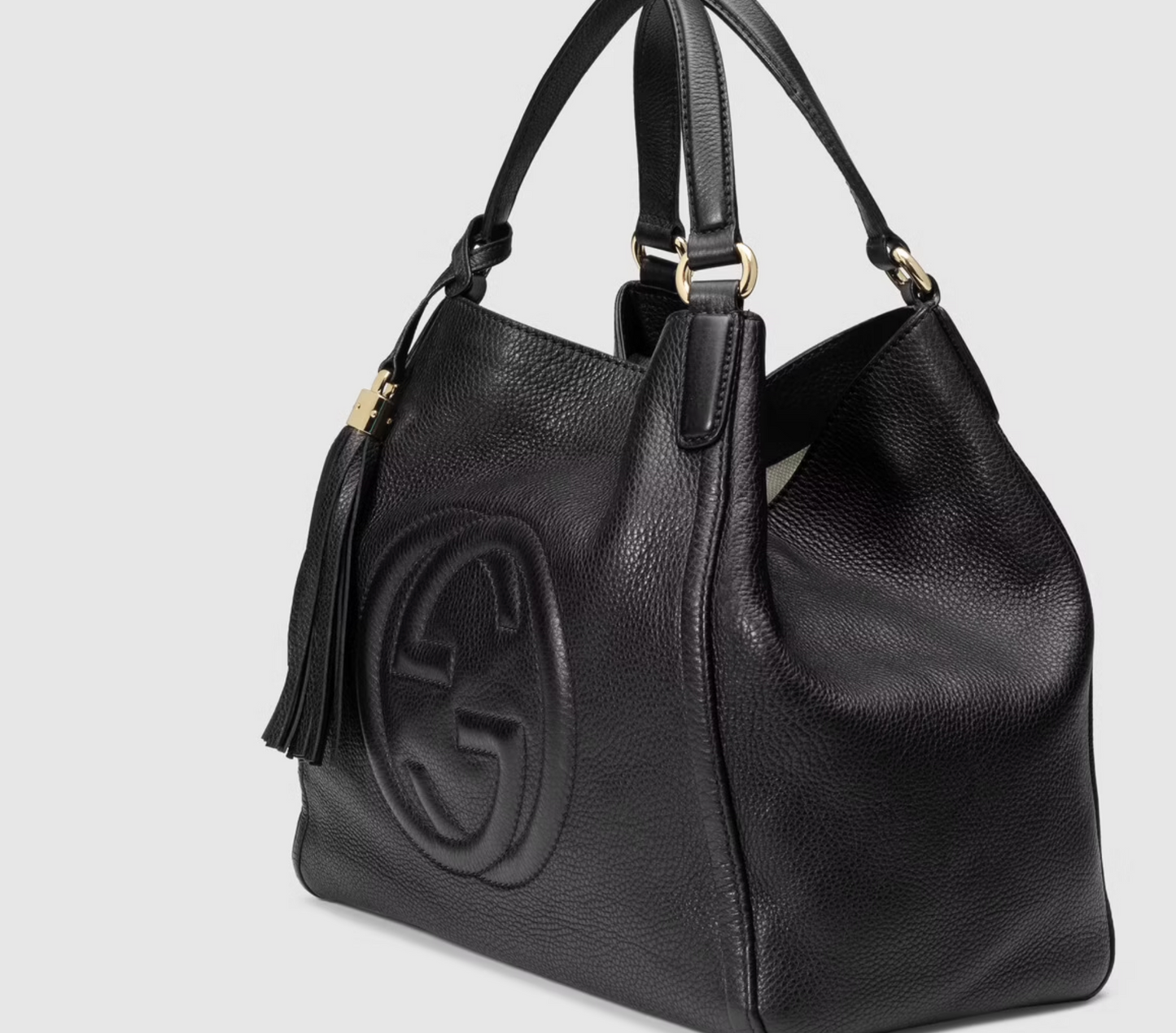 Gucci Caro Leather Shoulder Bag
