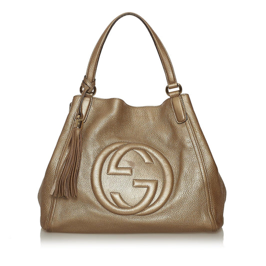 Gucci Soho Leather Tote Style 9