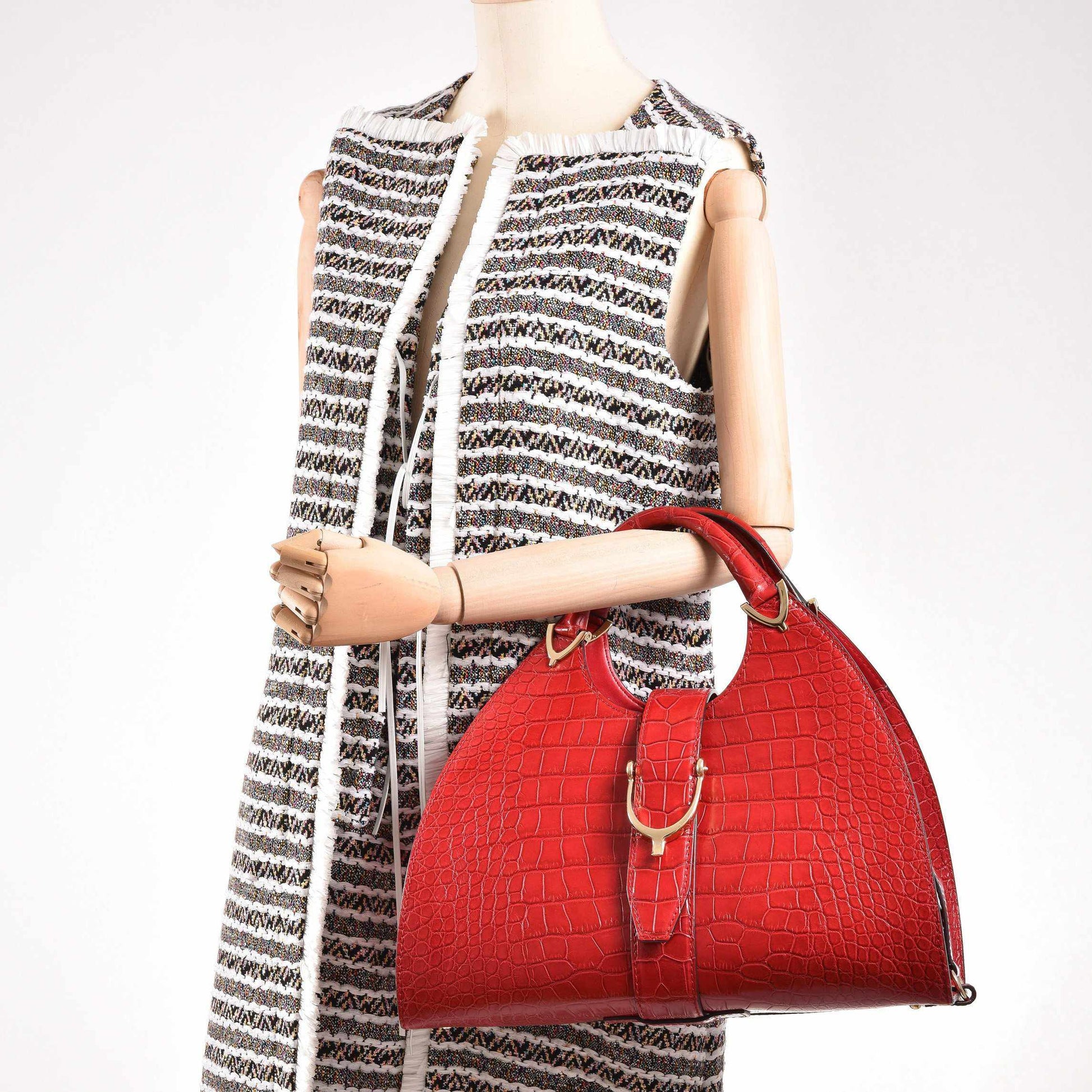 Gucci Leather Top Handle Shoulder Bag