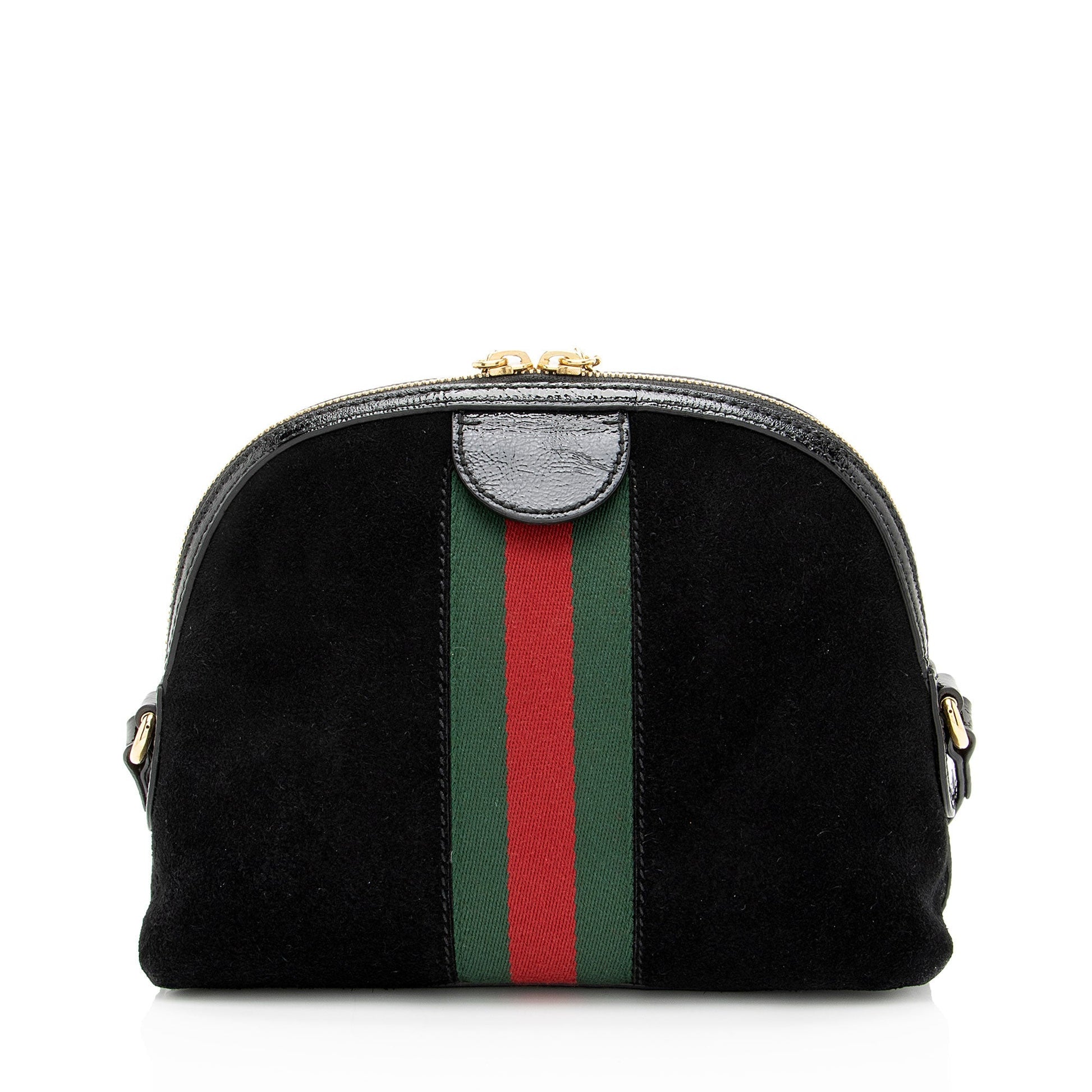 Gucci Suede Ophidia Dome Small Shoulder Bag