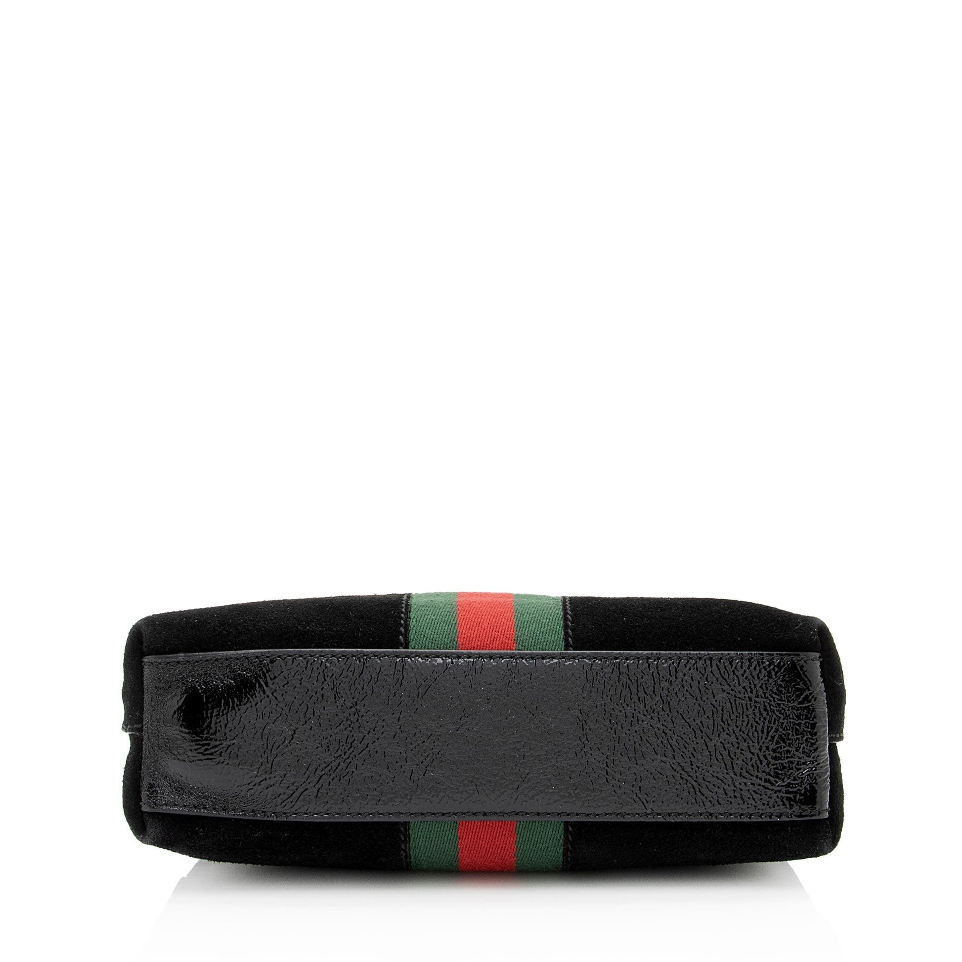 Gucci Suede Ophidia Dome Small Shoulder Bag