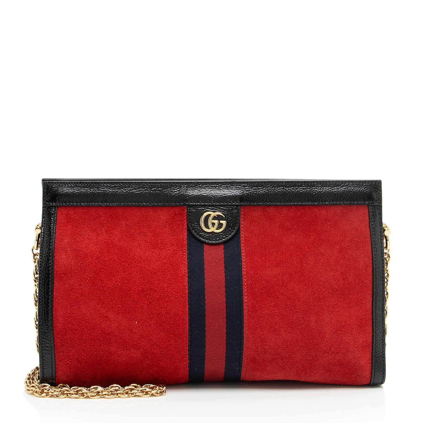 Gucci Nylon Leather Shoulder Bag