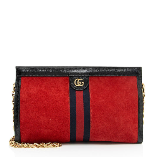 Gucci Nylon Leather Shoulder Bag