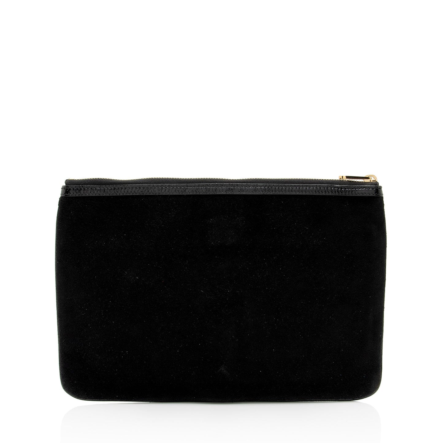 Gucci Nylon Pochette Leather Clutch