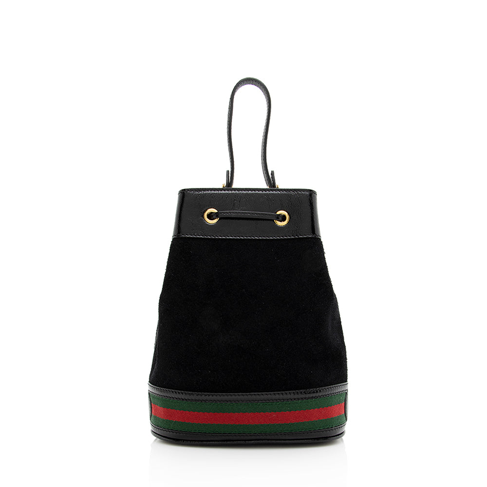 Gucci Ophidia Leather Patent Leather Shoulder Bag