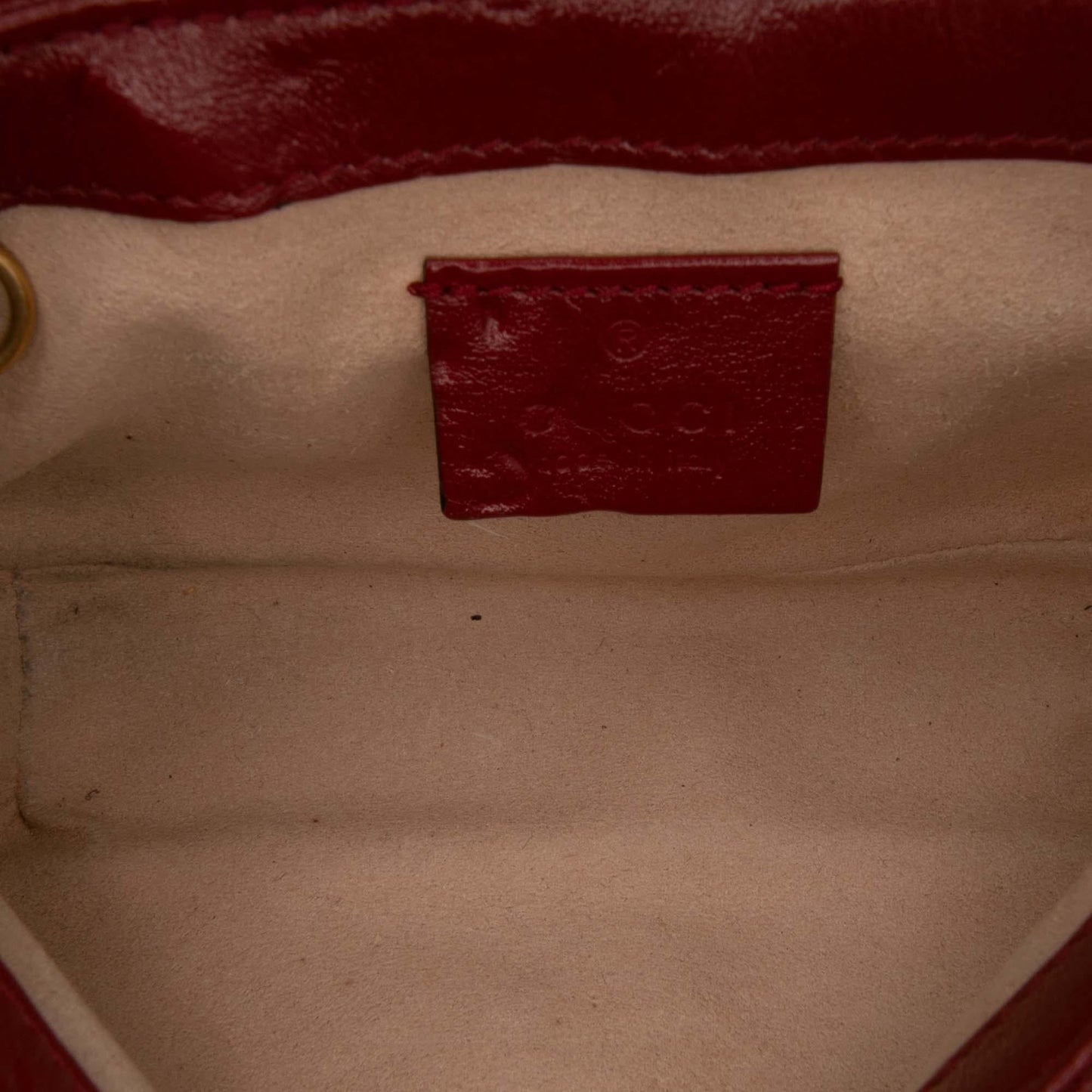 Gucci Super Mini GG Marmont Matelasse Leather Torchon Flap Crossbody