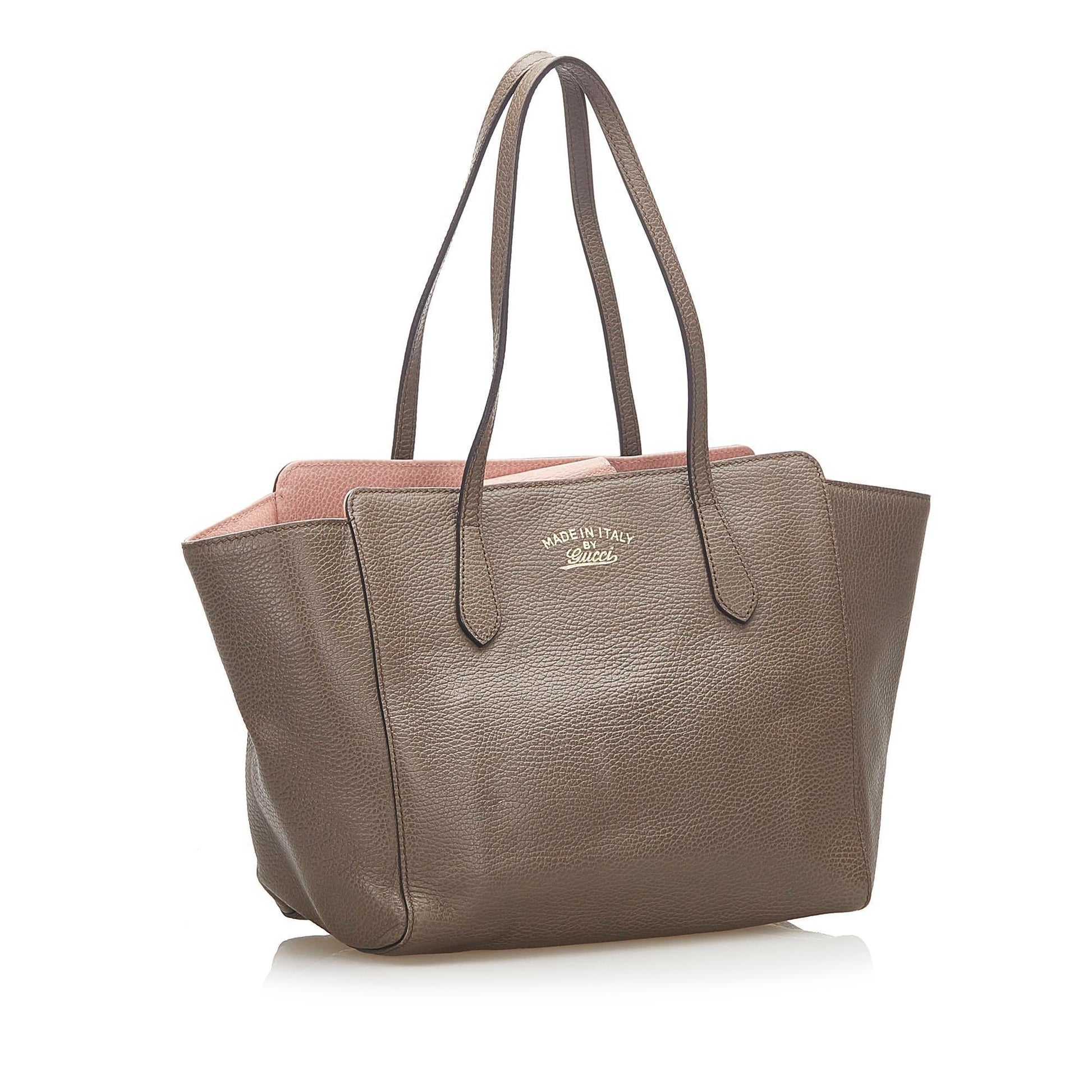 Gucci Leather Monogram Tote Style 6