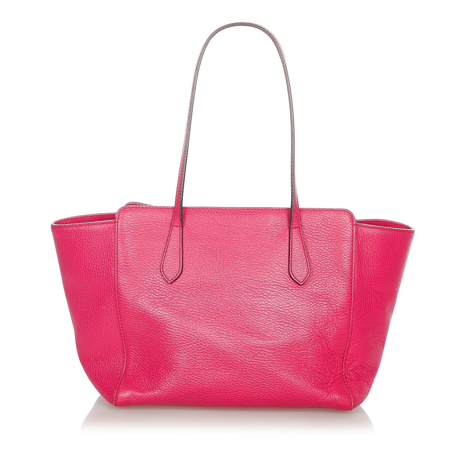 Gucci Swing Leather Tote Bag (SHG-31582)