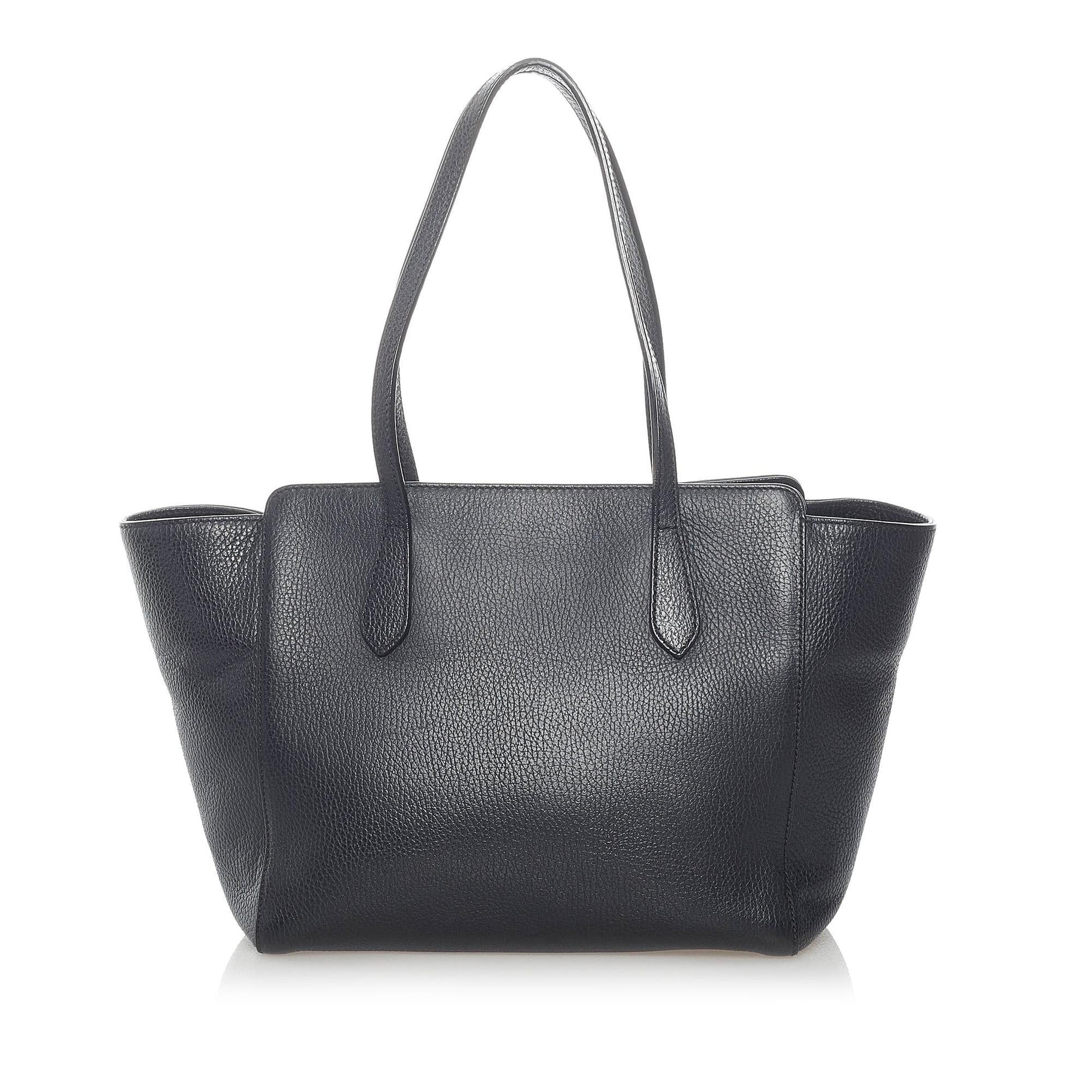 Gucci Swing Leather Tote Bag (SHG-32013)